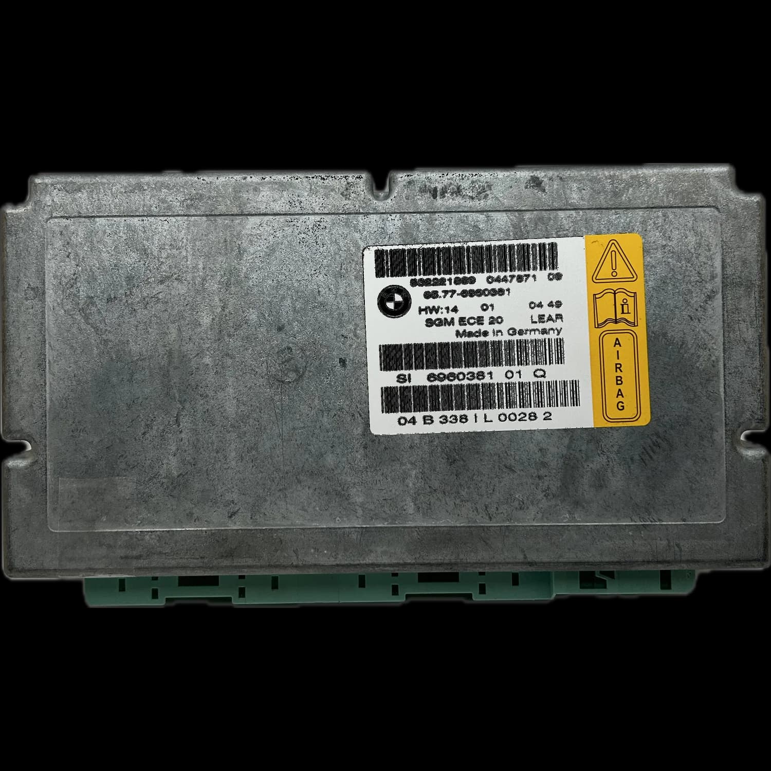 Airbagcomputer 65.77-6960381, Etiket