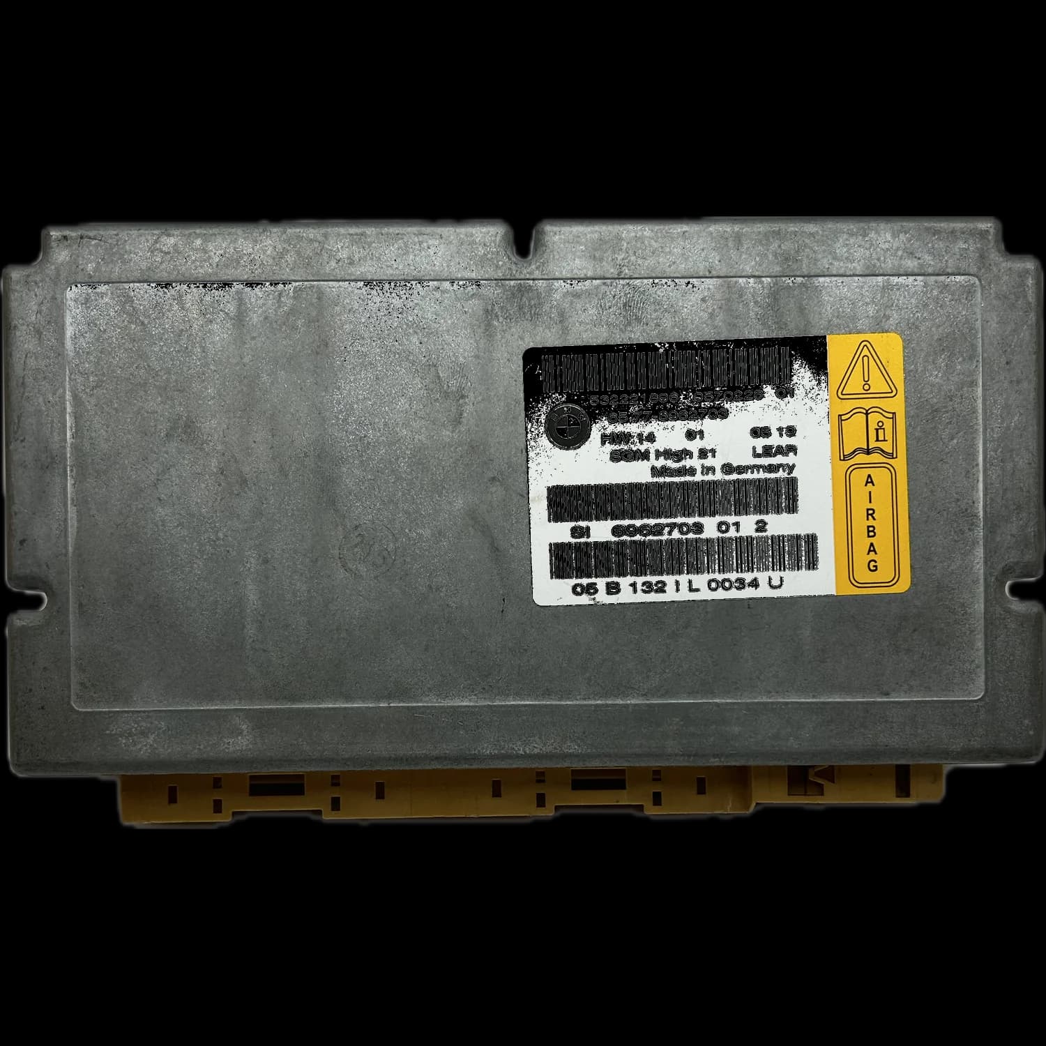 Airbagcomputer 65776962703, Etiket