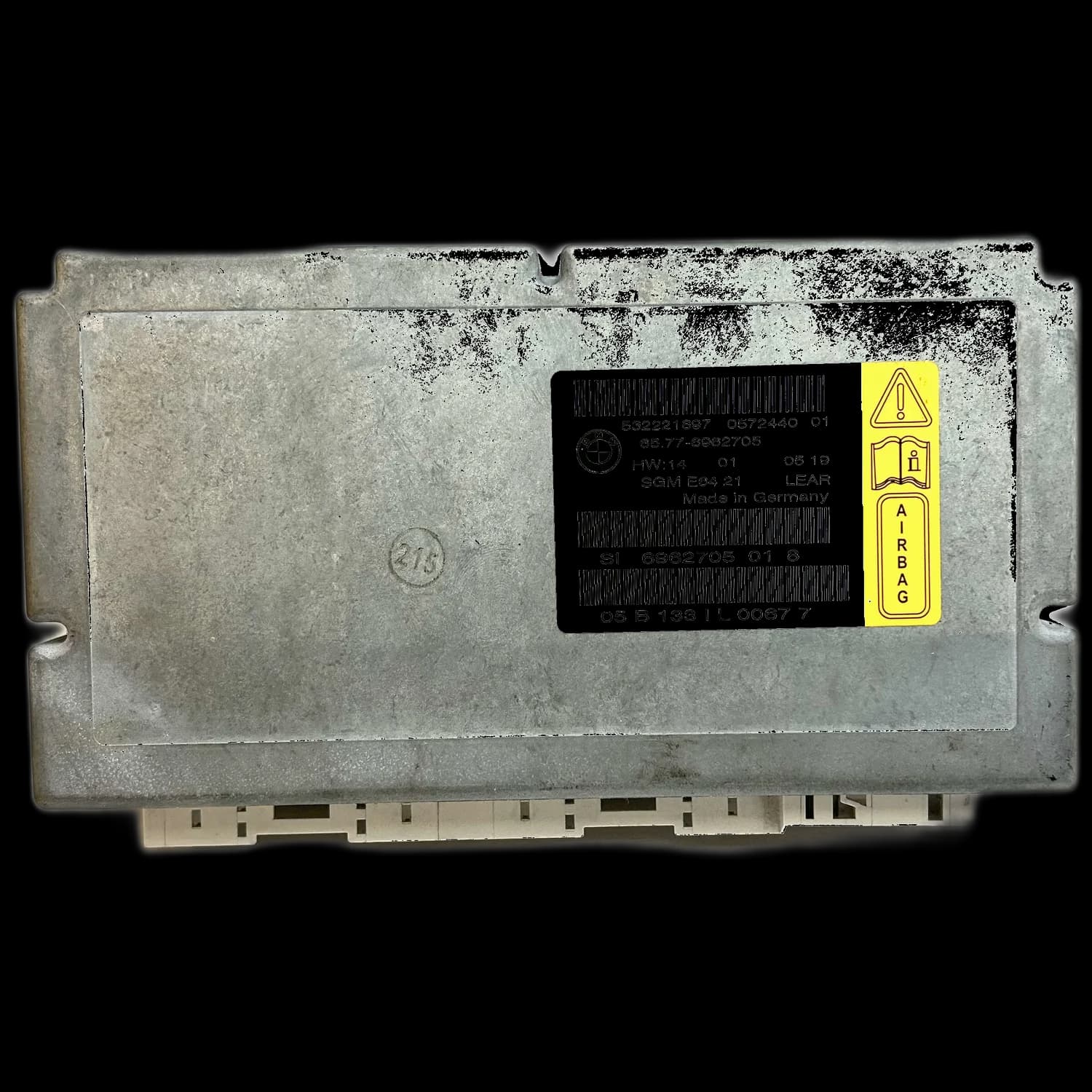 Airbagcomputer 6577-6962705, Etiket