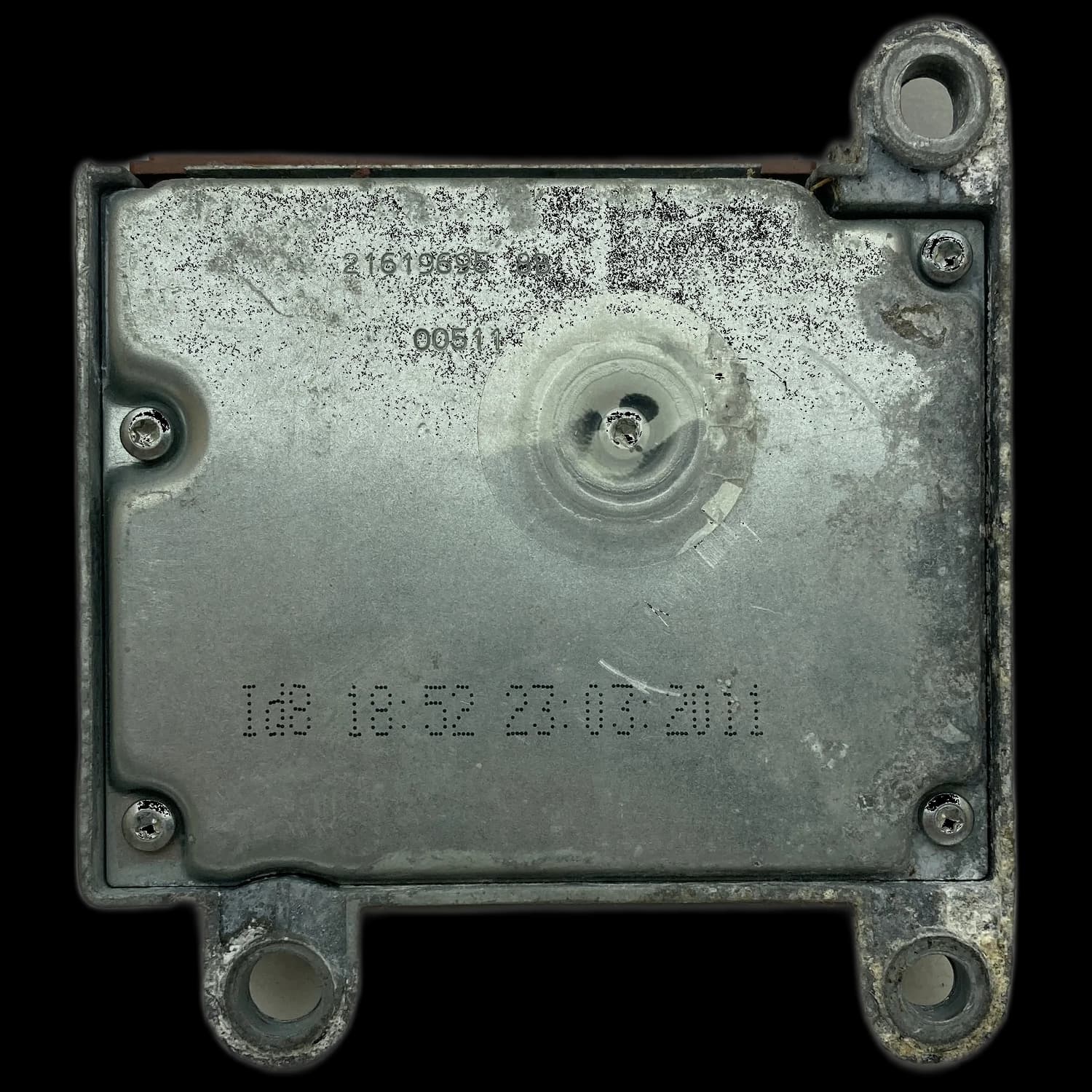 Airbagcomputer 69503167, Achterkant