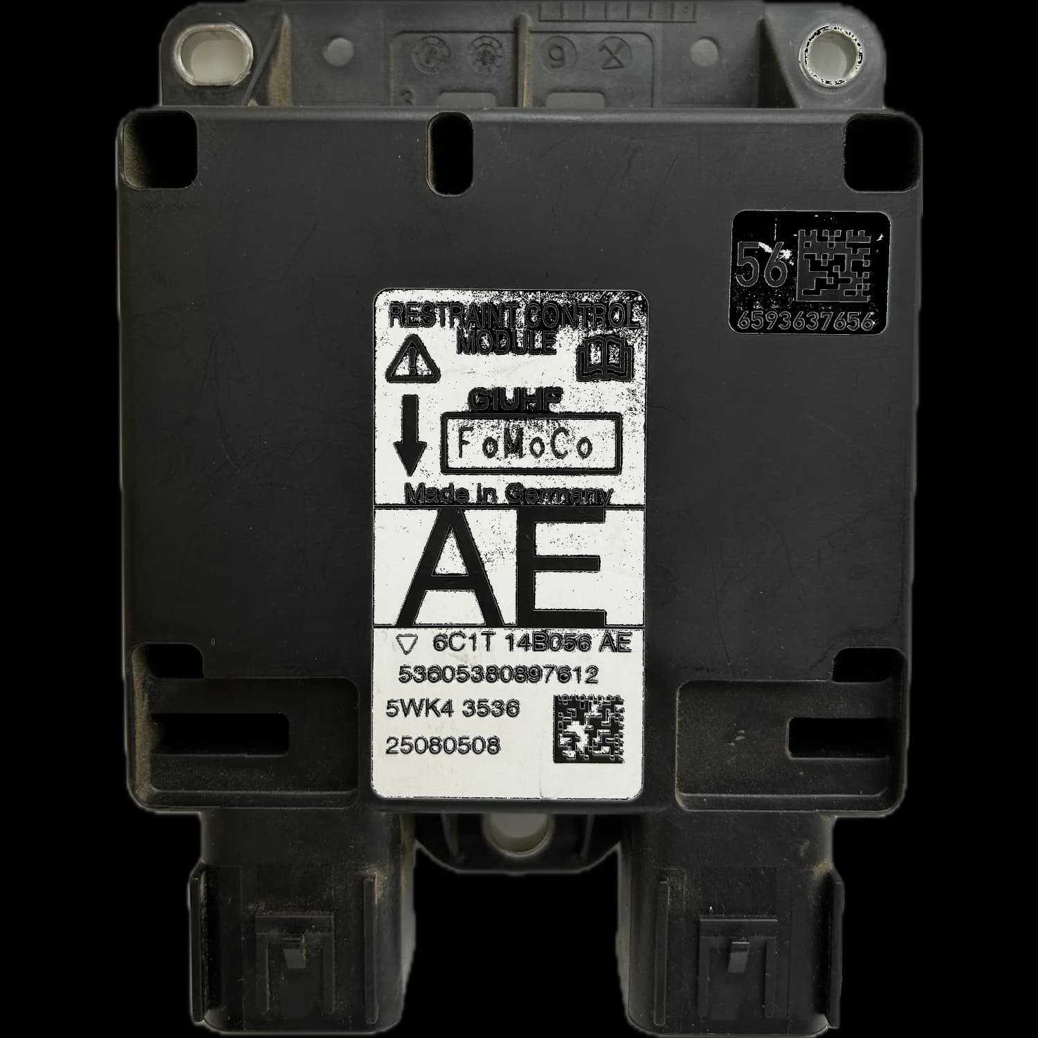 Airbagcomputer 6C1T-14B056-AE, Etiket