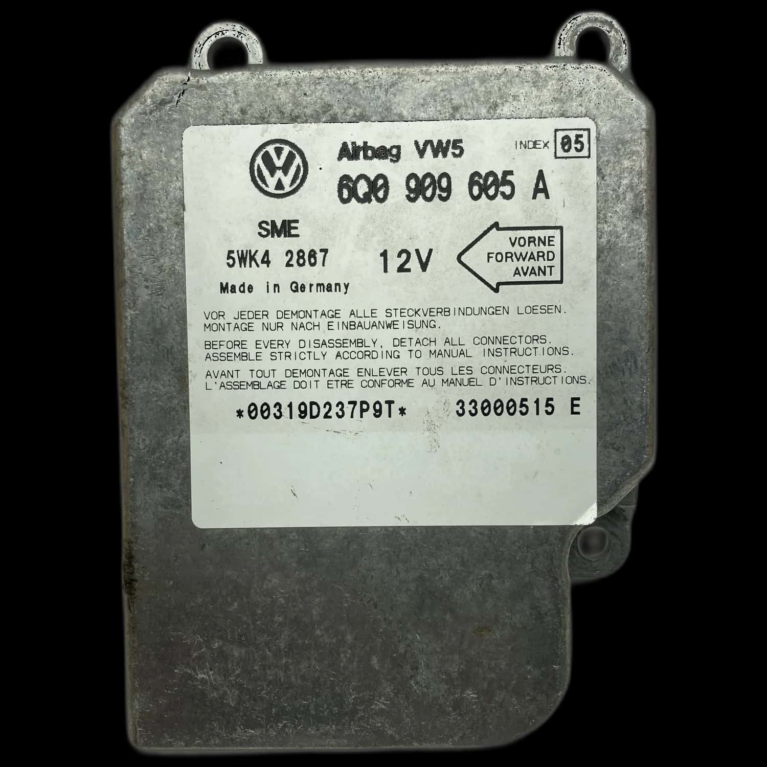 Volkswagen Golf Variant 4 (1J5) airbag-regeleenheid reparatie