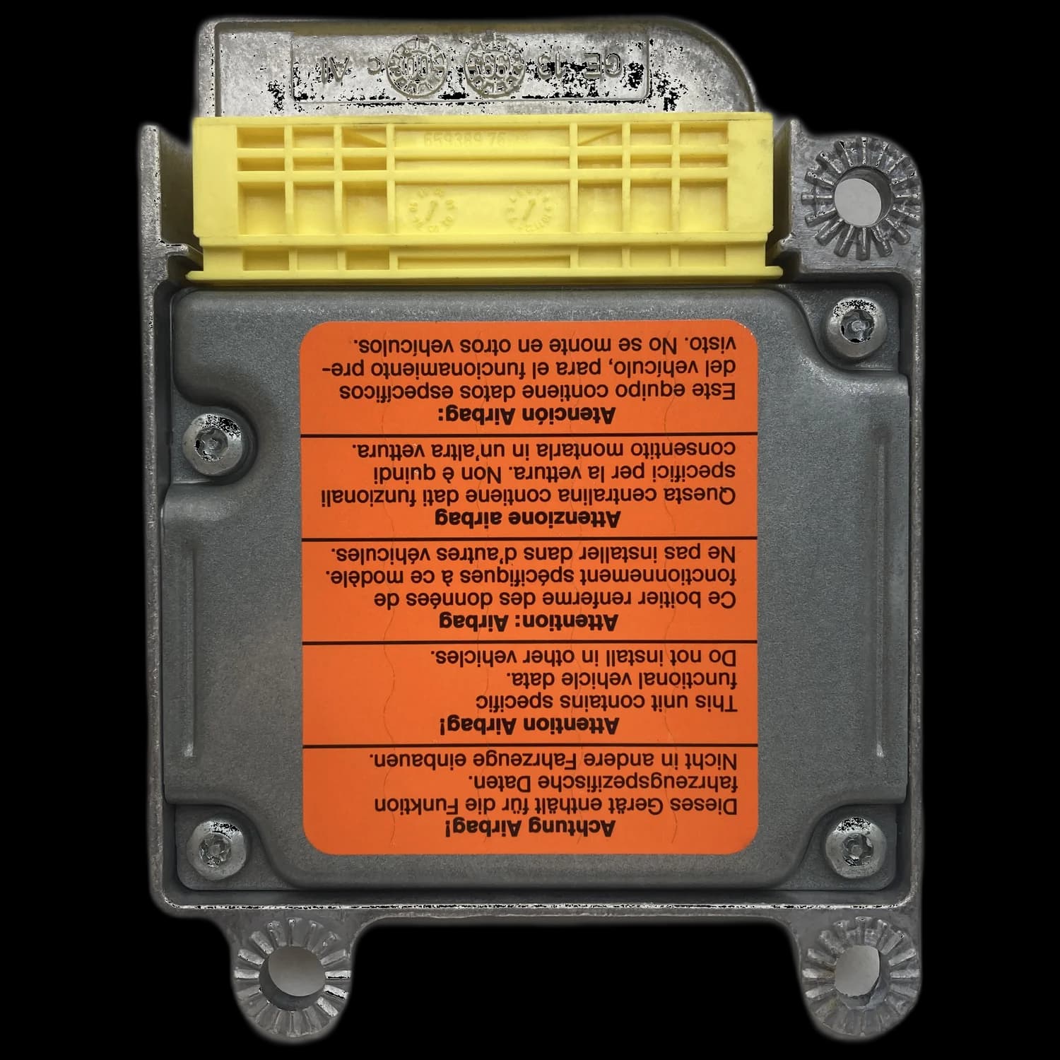 Airbagcomputer 6Q0 909 605 A, Achterkant