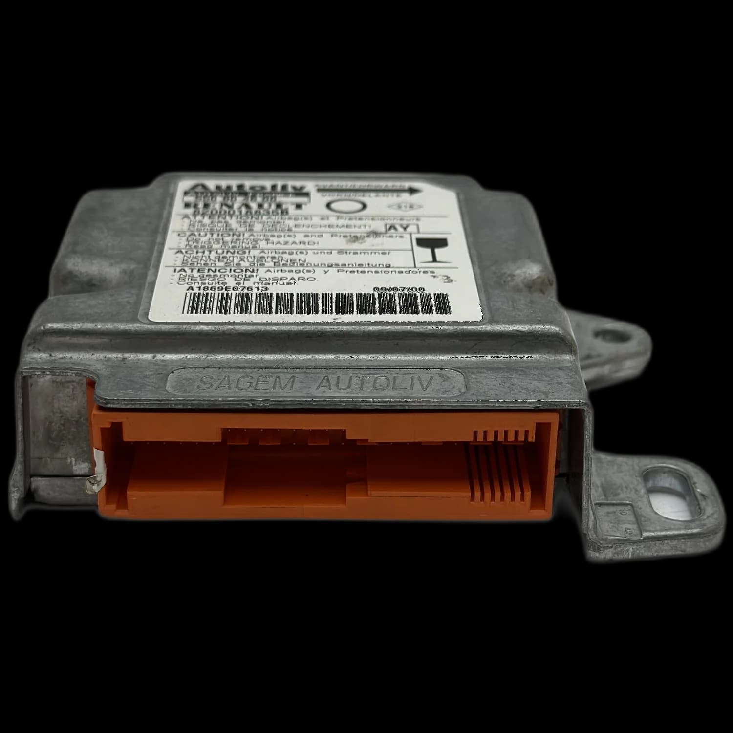 Airbagcomputer 8200018835B, Stekker