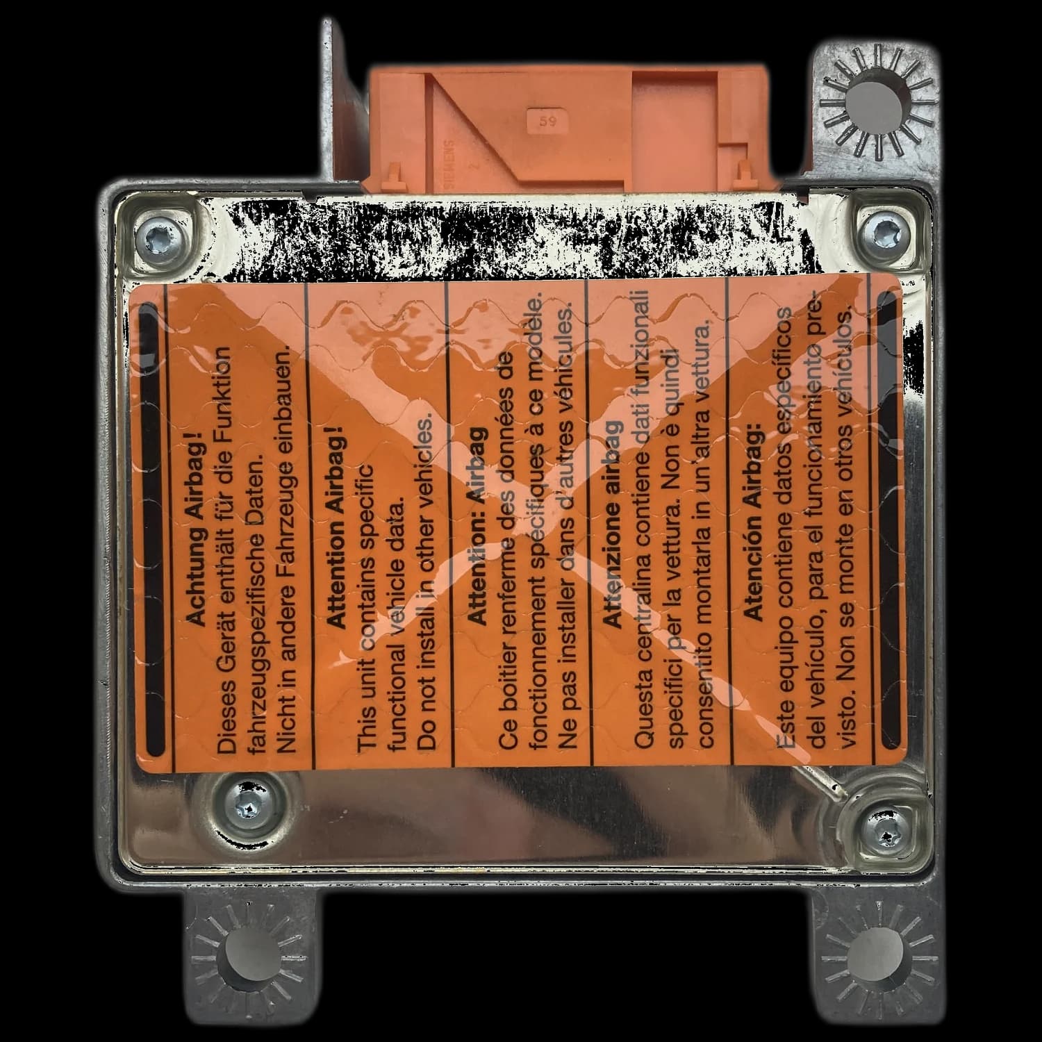 Airbagcomputer A 000 820 80 26 (00), Achterkant