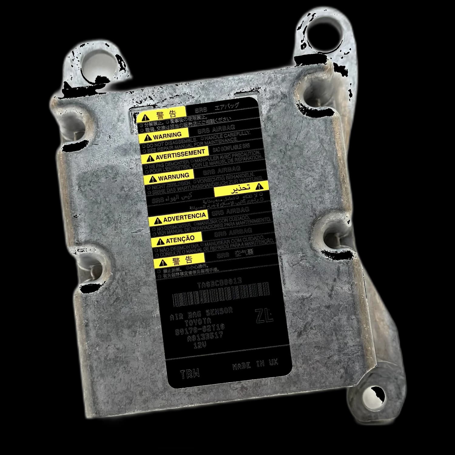 Airbag-regeleenheid 89170-02T10, Etiket