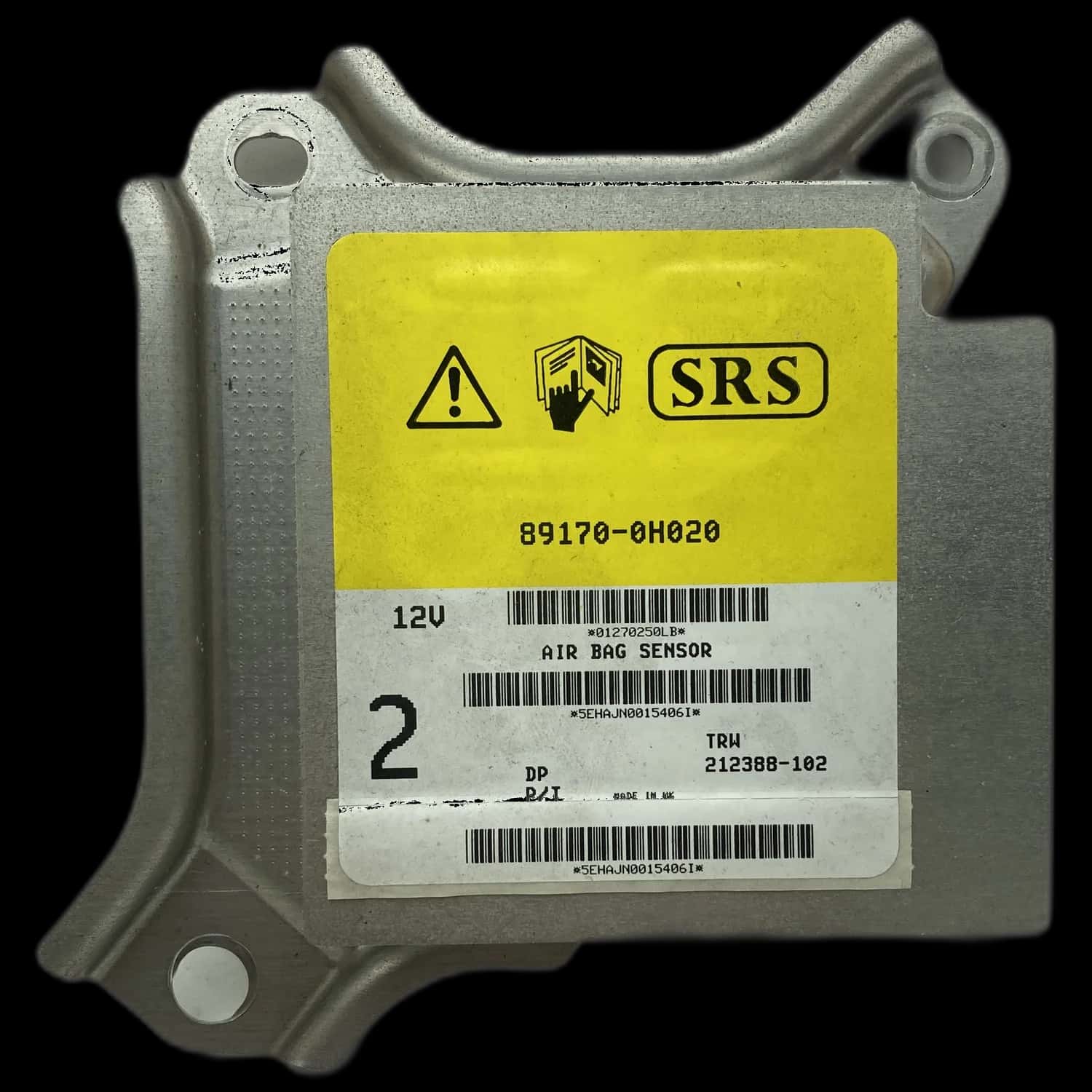 Toyota Aygo AB40 airbag-regeleenheid reparatie
