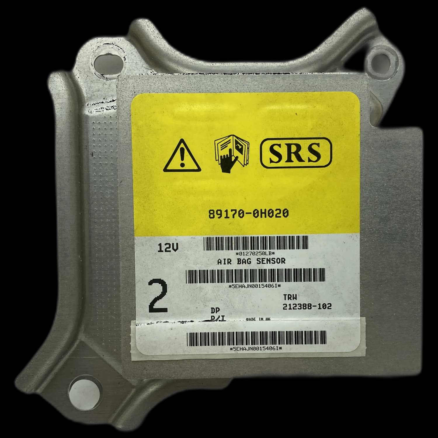 Airbag-regeleenheid 89170-0H020, Etiket