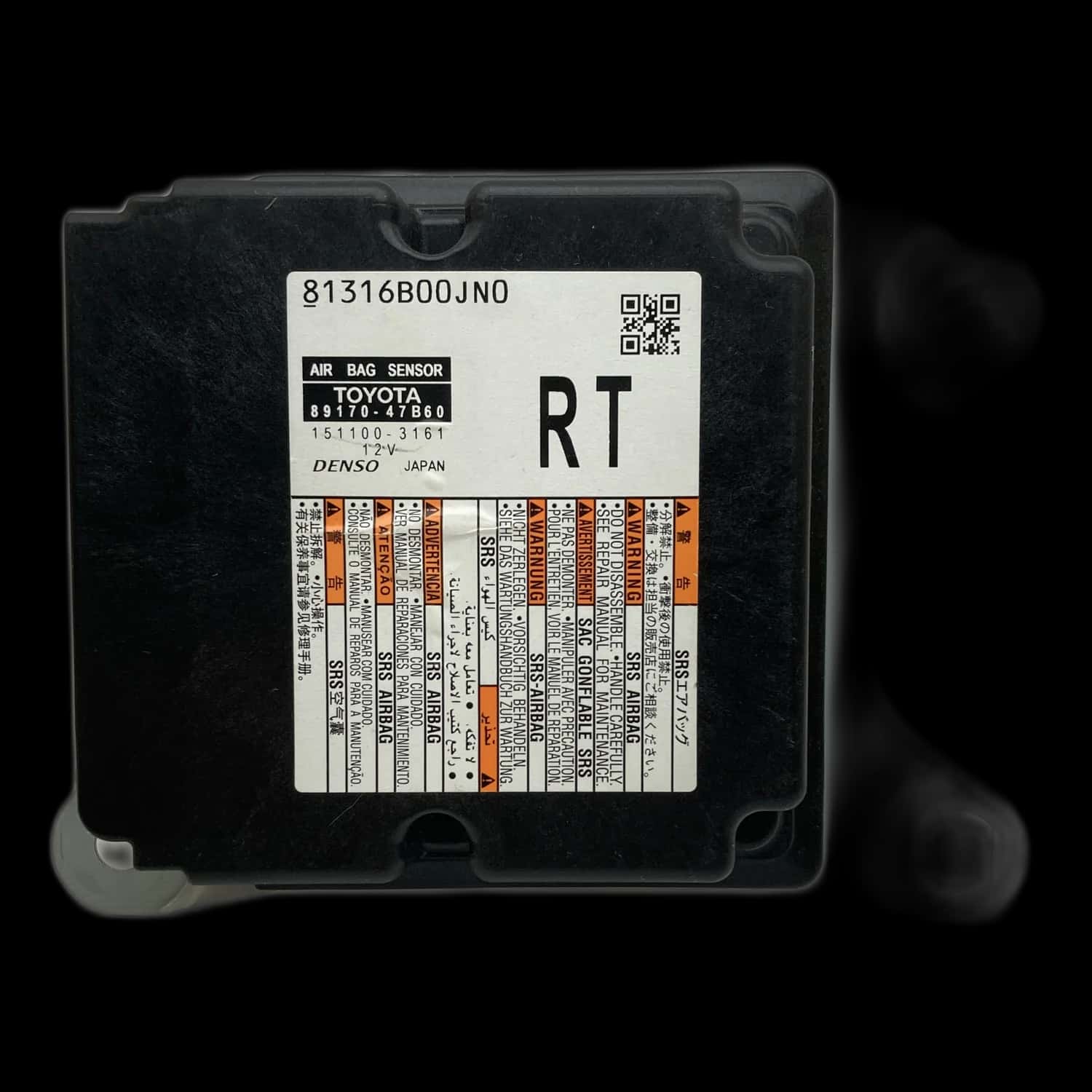 Toyota Prius V XW60 airbag-regeleenheid reparatie
