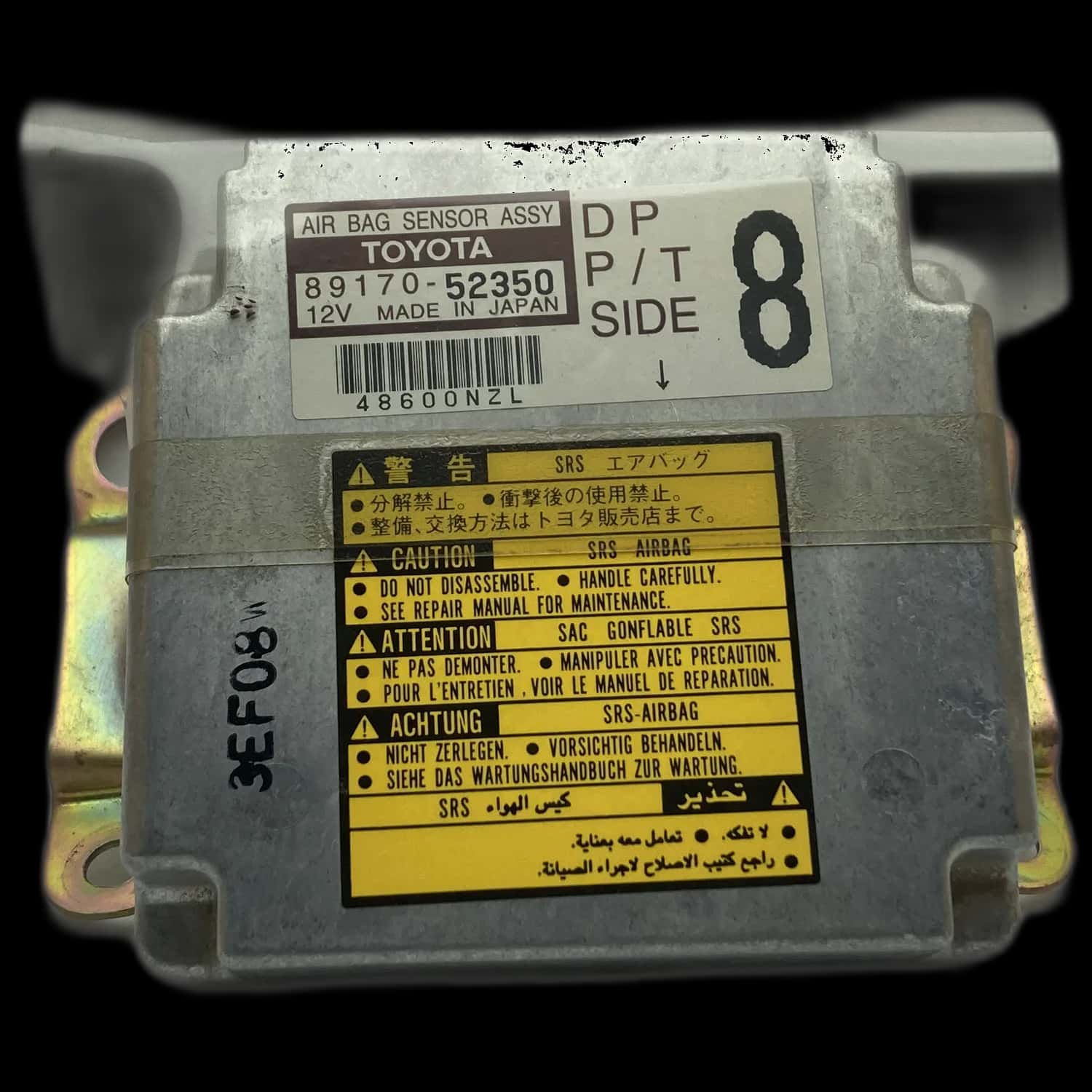Toyota Yaris Verso XP20 airbag-regeleenheid reparatie