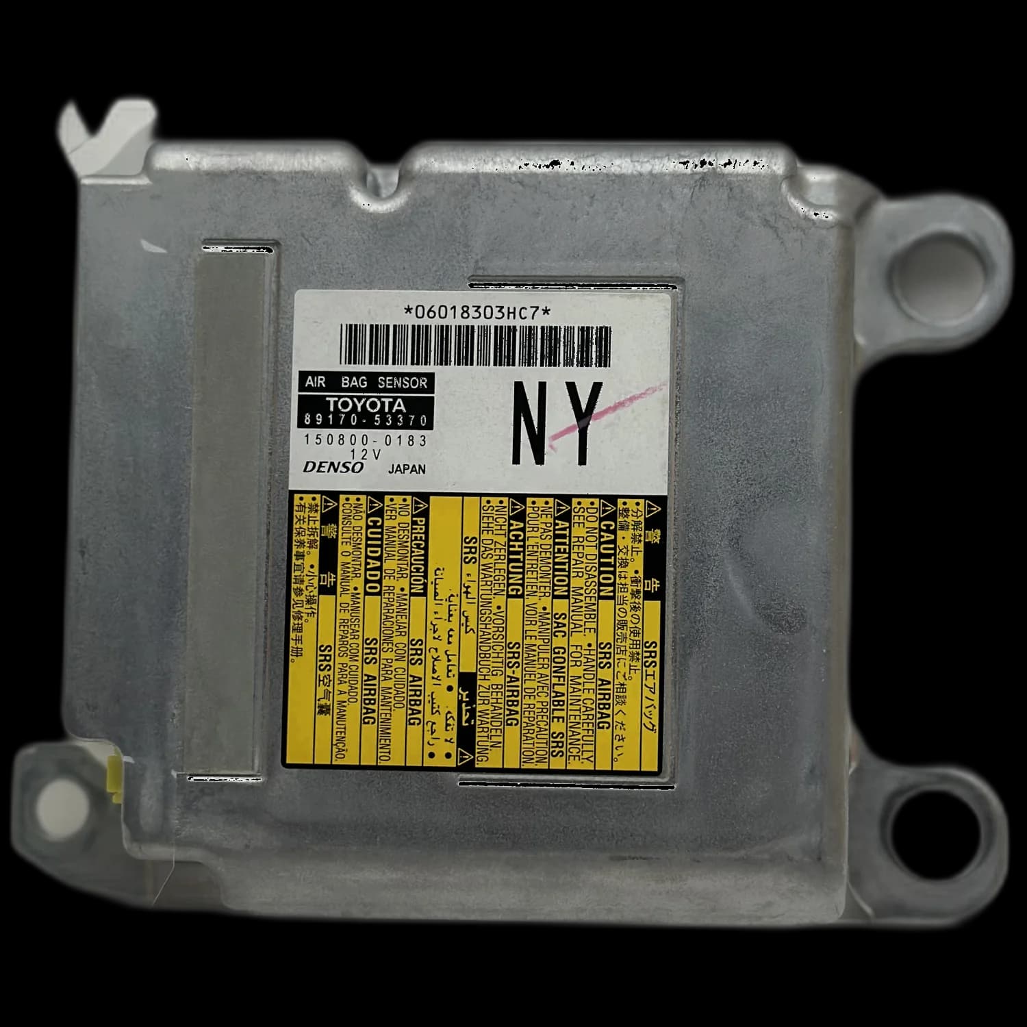 Airbagcomputer 89170-53370, Etiket
