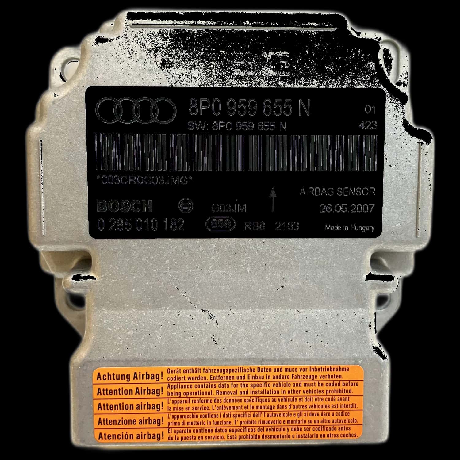 Audi S3 8P airbag-regeleenheid reparatie