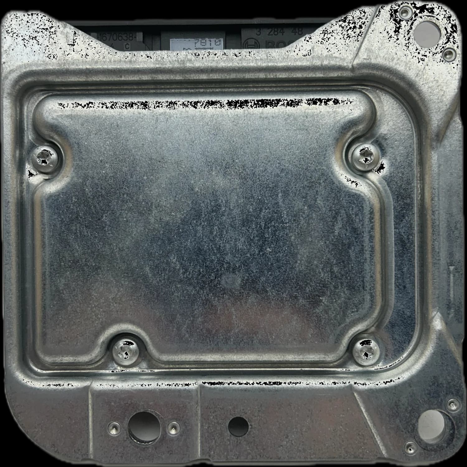 Airbagcomputer 9666843880, Achterkant