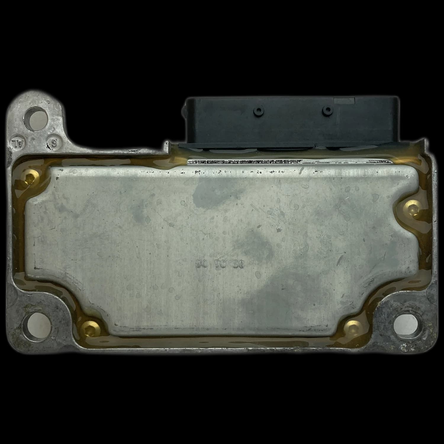 Airbagcomputer 96810868, Achterkant