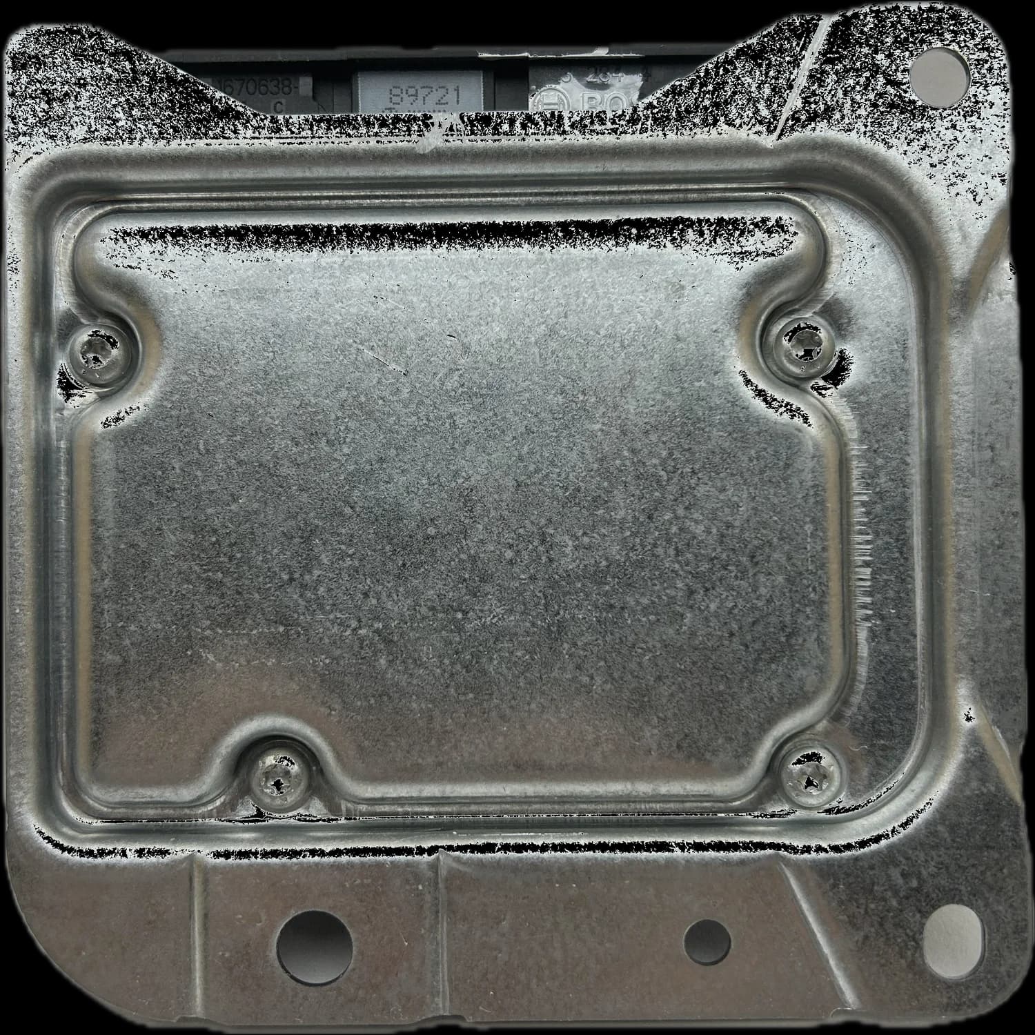 Airbagcomputer 9817062880, Achterkant