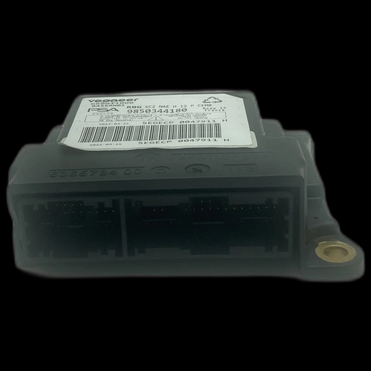 Airbagcomputer 9850344180, Stekker
