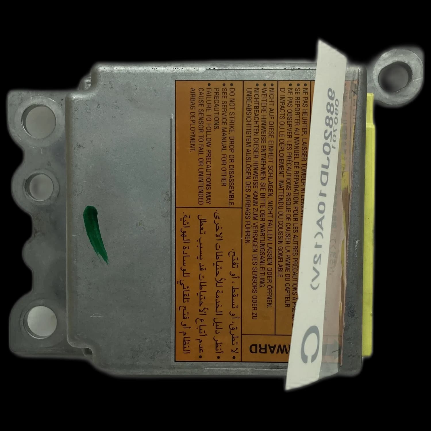 Airbagcomputer 98820JD10A, Etiket