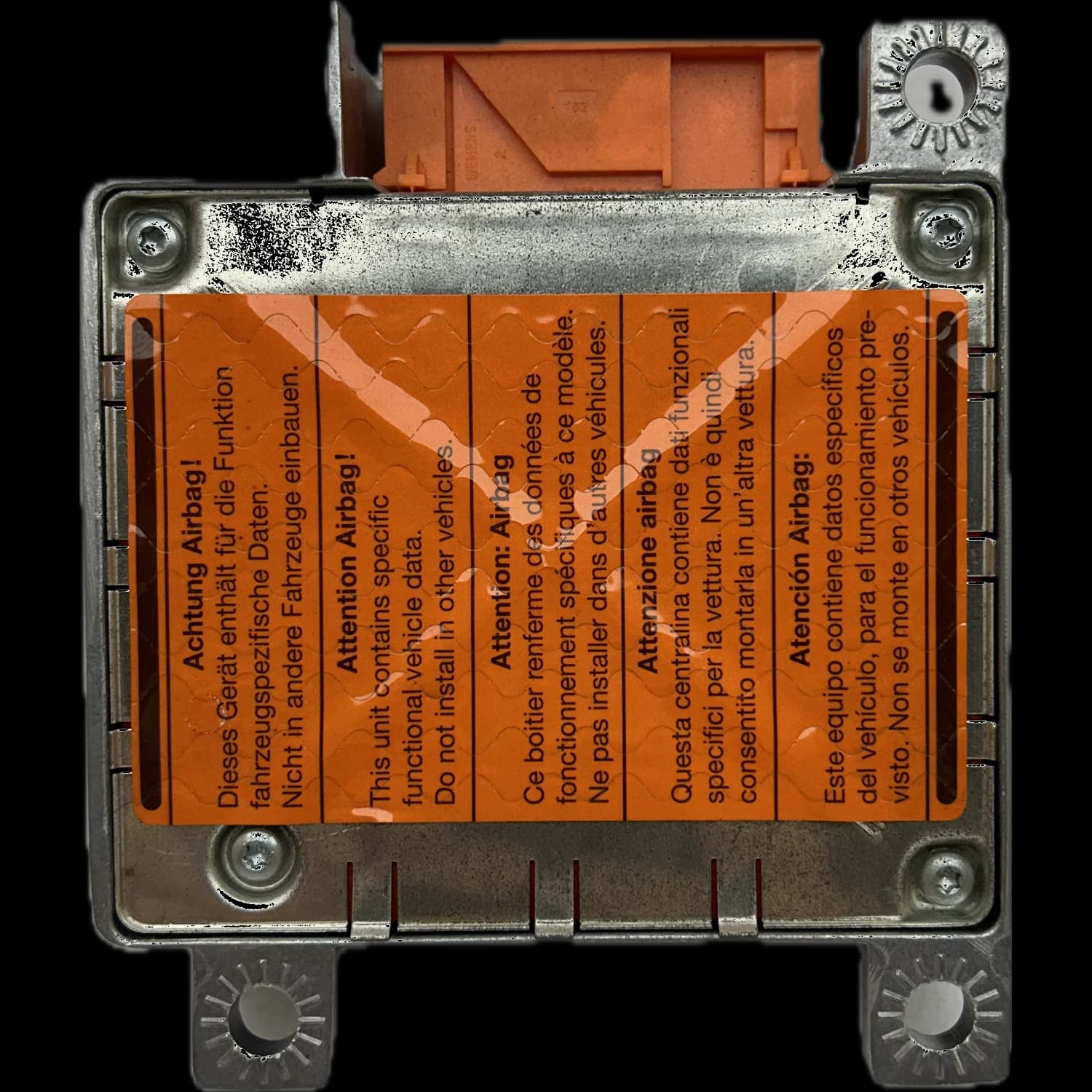 Airbagcomputer 993.618.217.00, Achterkant