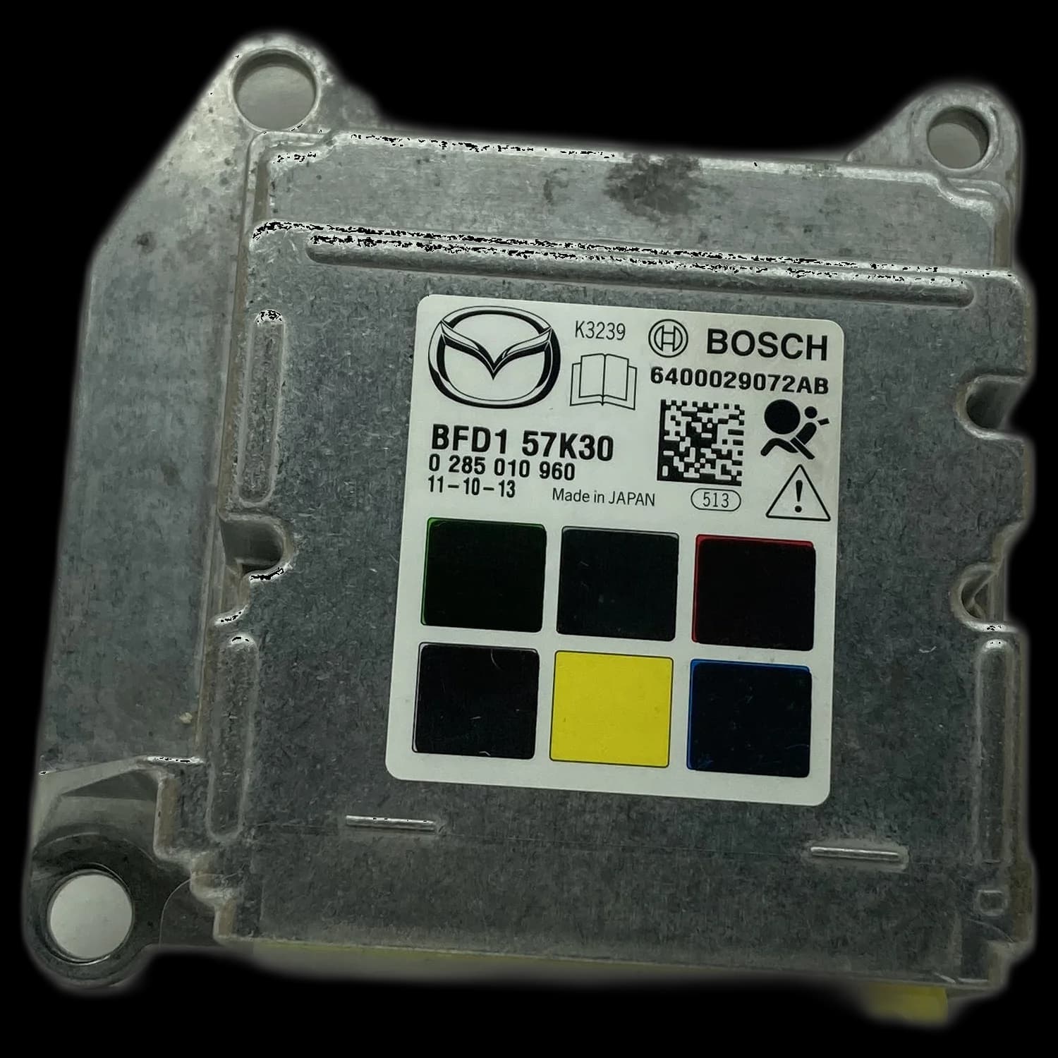 Airbagcomputer BFD1-57K30, Etiket
