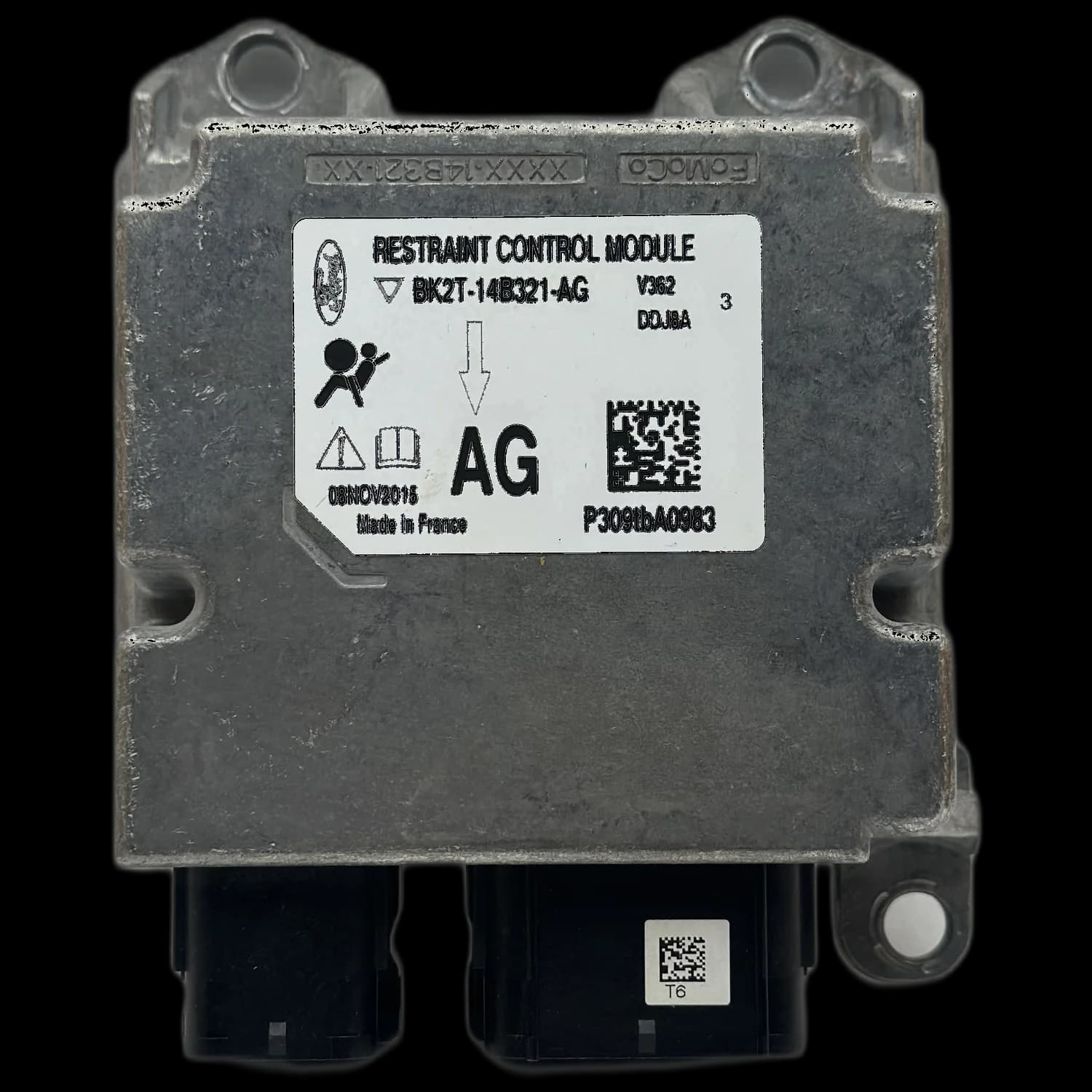 Airbagcomputer BK2T-14B321-AG, Etiket
