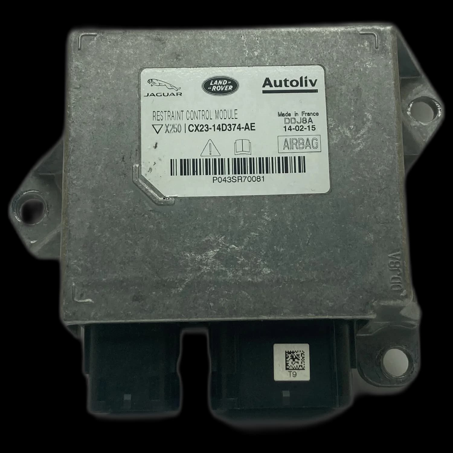 Airbagcomputer CX23-14D374-AE, Etiket