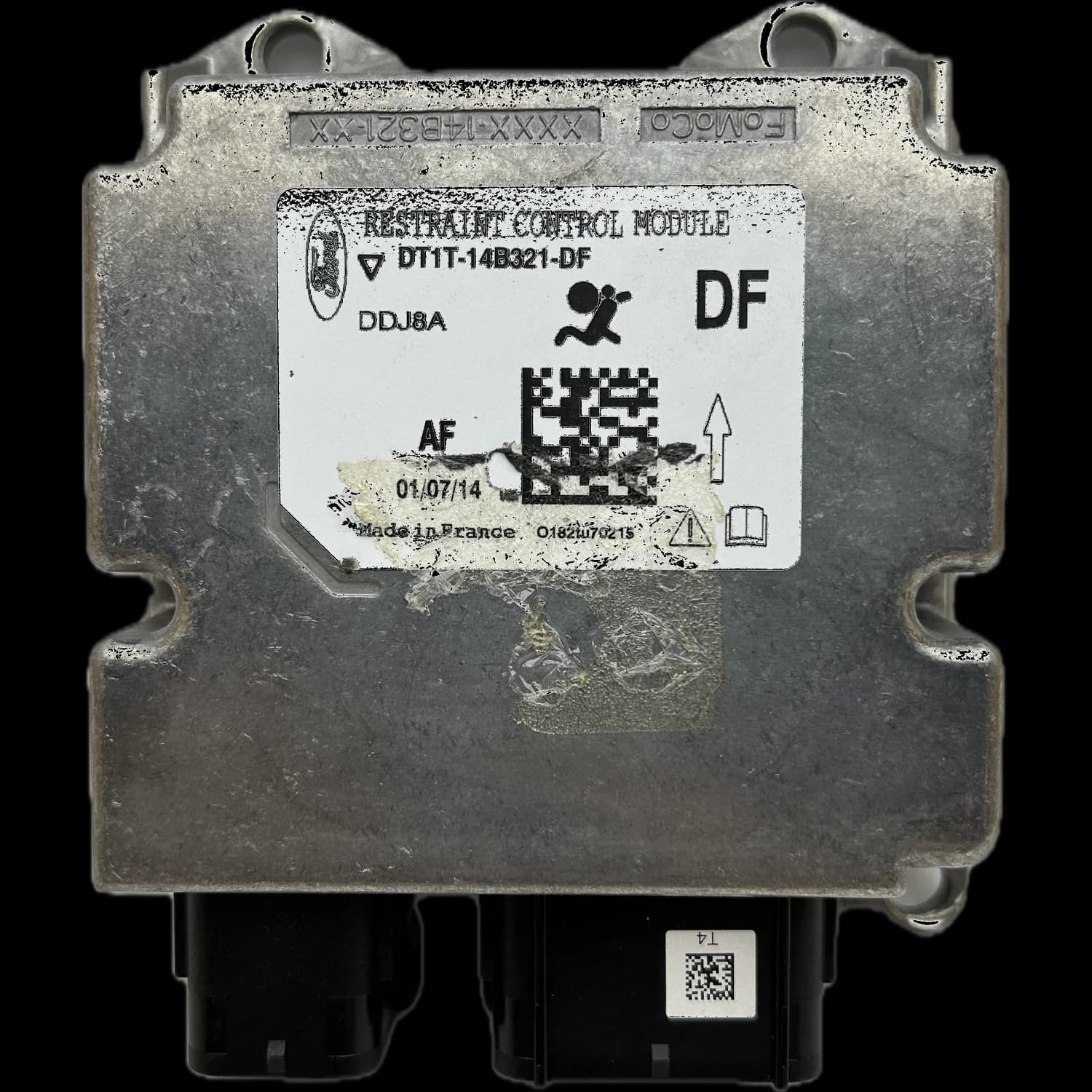 Airbagcomputer DT1T-14B321-DF, Etiket