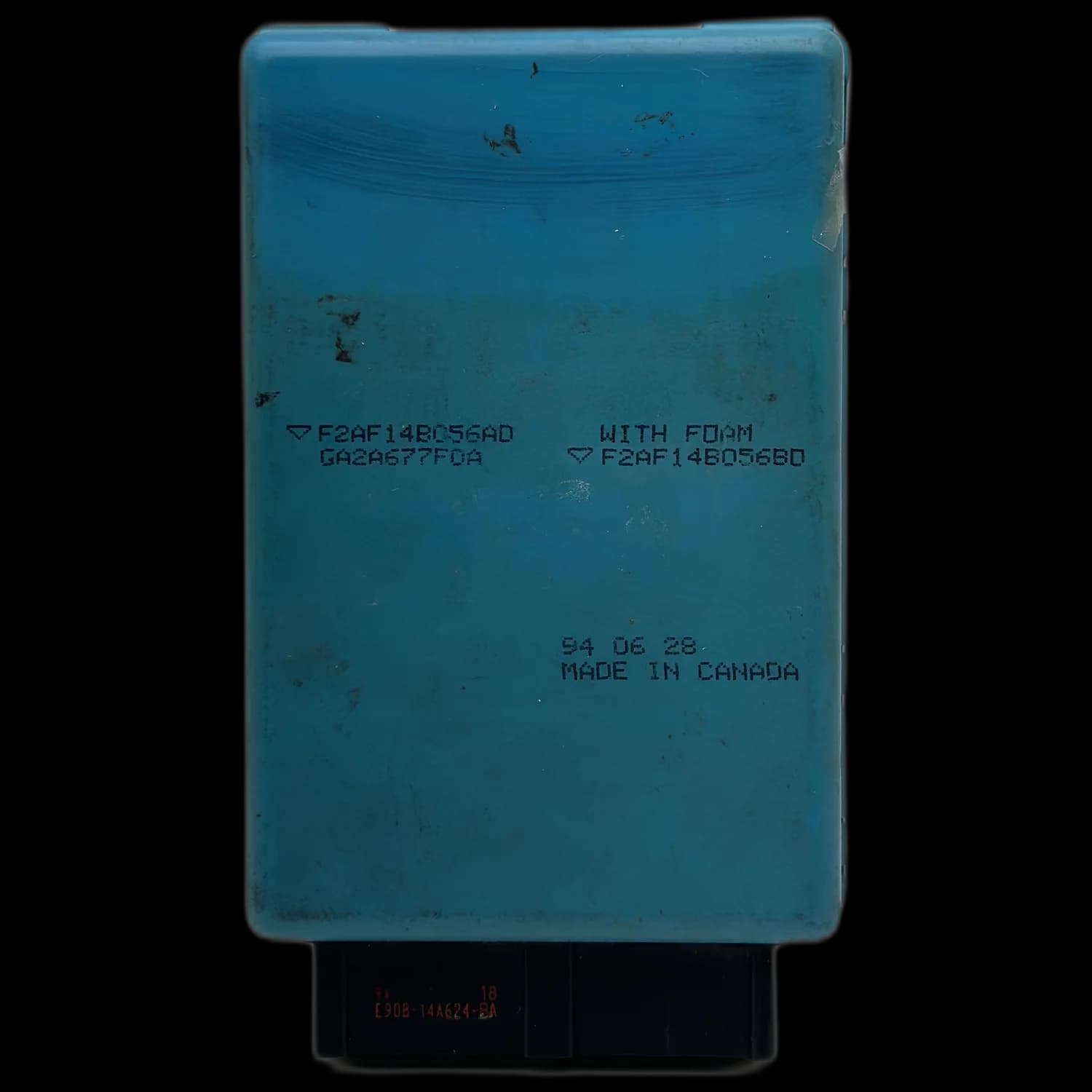 Airbagcomputer GA2A677F0A, Achterkant