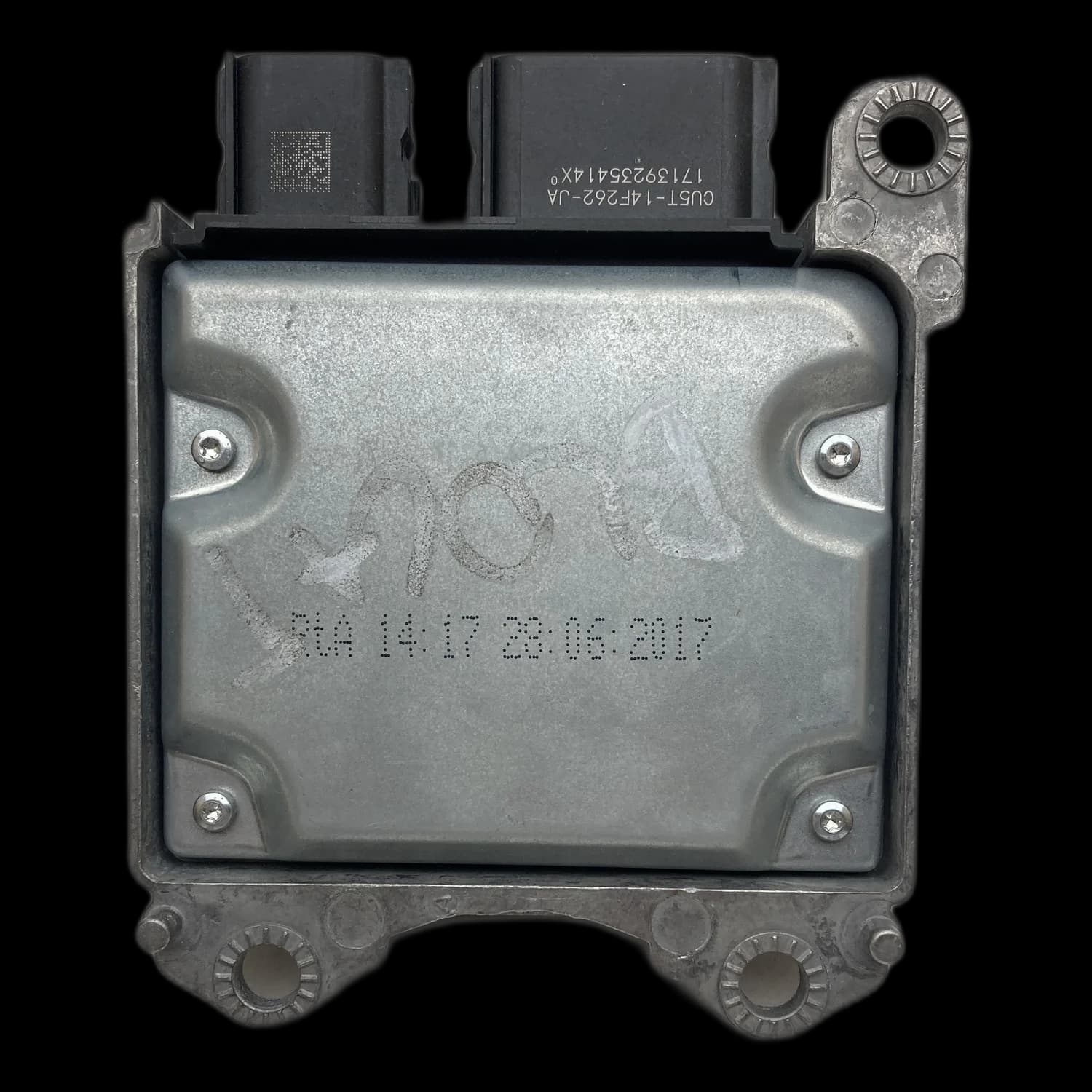 Airbagcomputer GK2T-14B321-AC, Achterkant