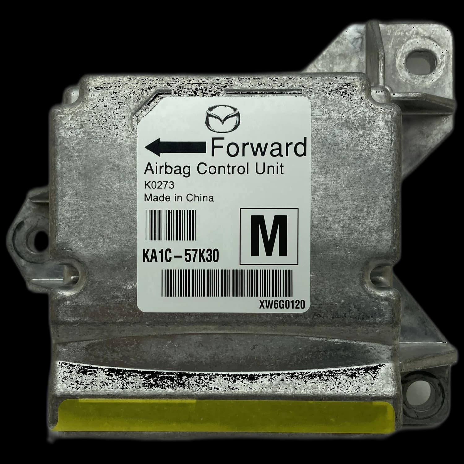 Airbagcomputer KA1C-57K30, Etiket