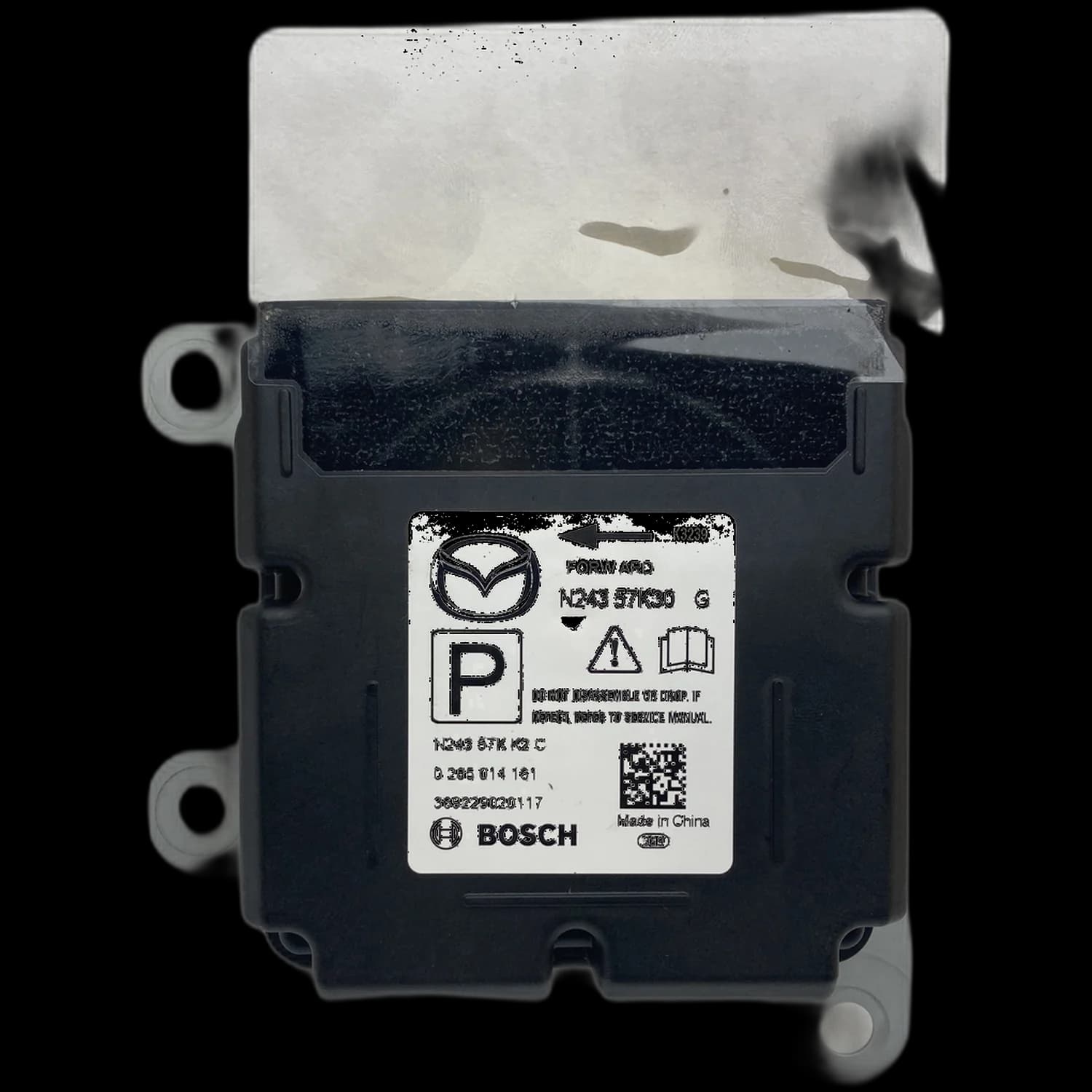 Airbagcomputer N243-57K30, Etiket