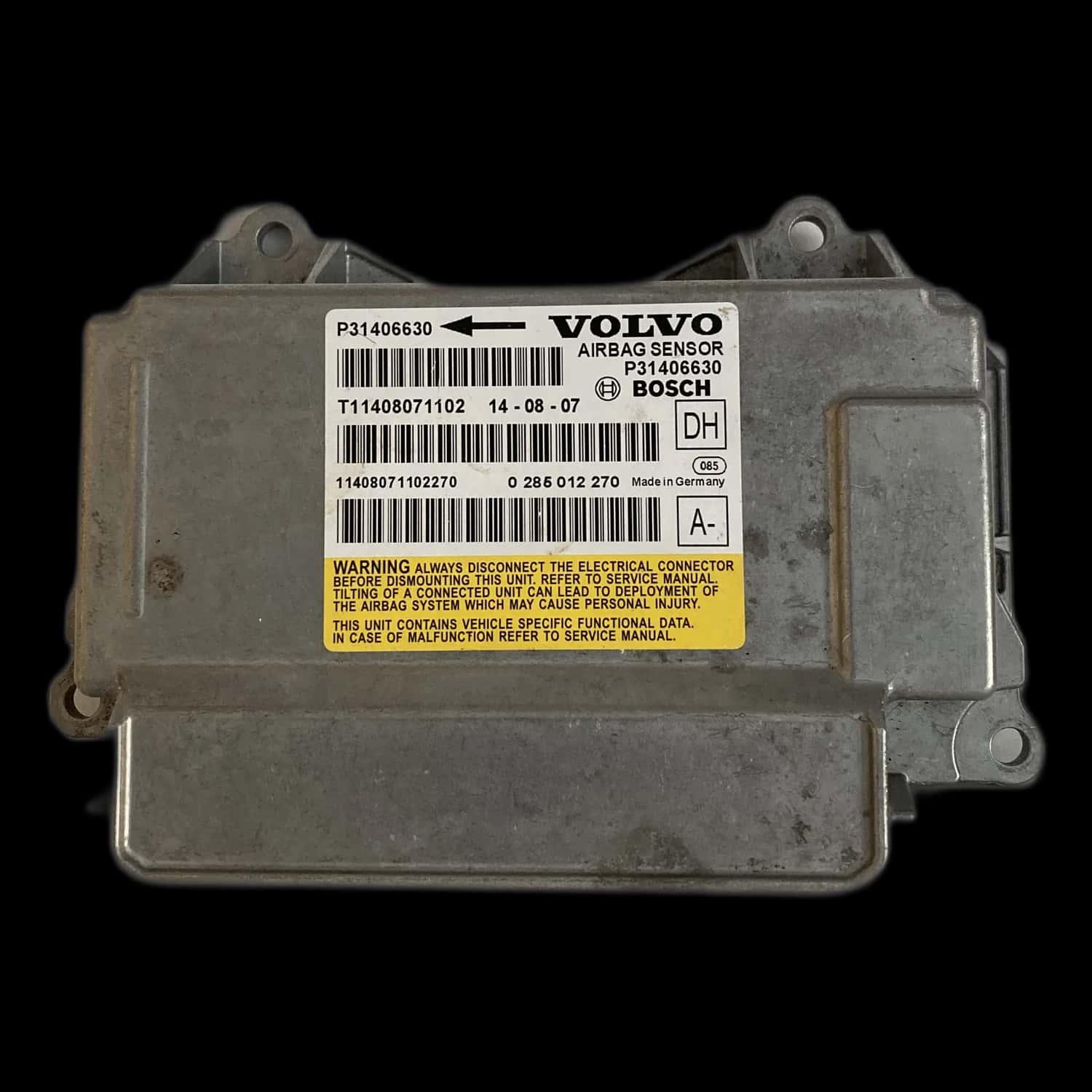 Volvo V70 S P26 Airbag-regeleenheid Reparatie