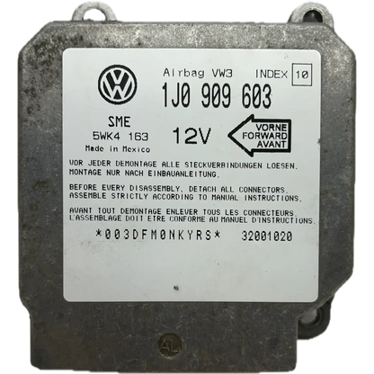 1J0 909 603 airbag-regeleenheid vervangingsdeel