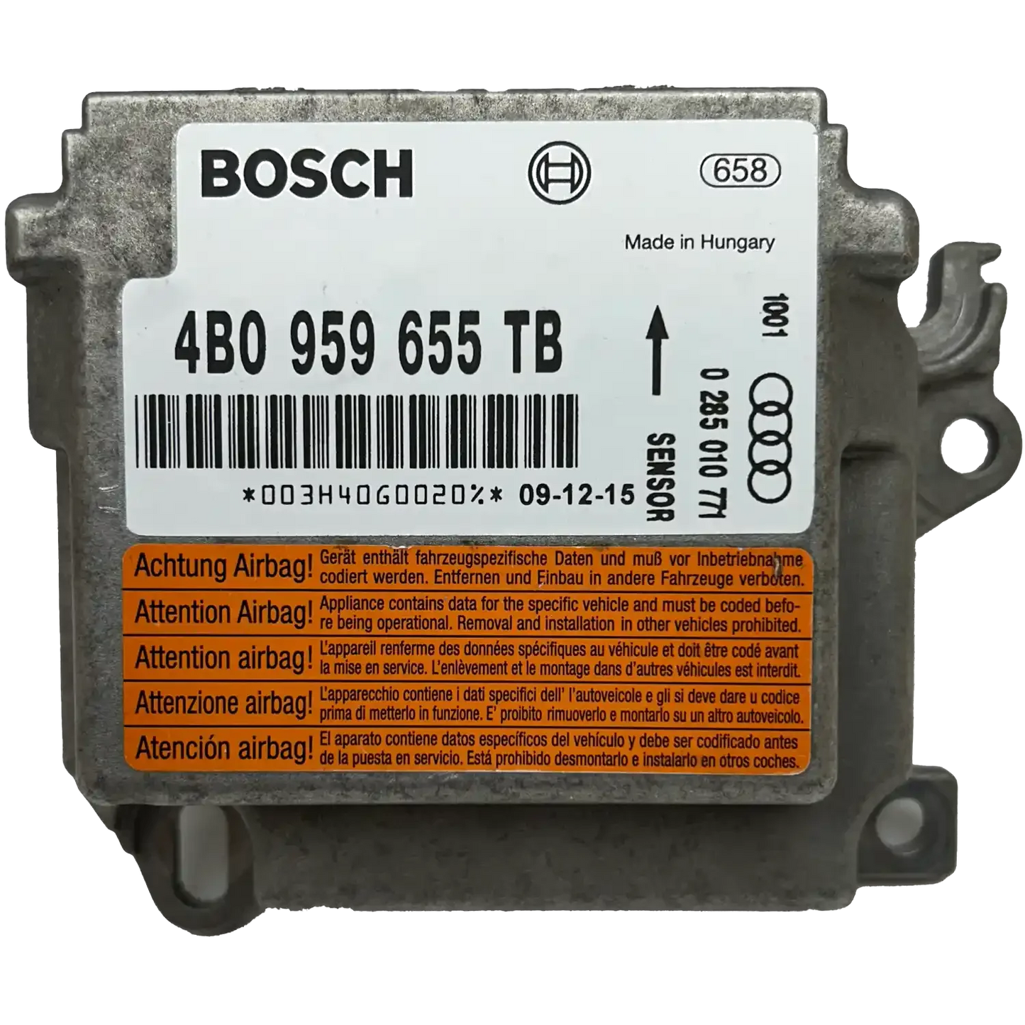 4B0 959 655 TB airbag-regeleenheid vervangingsonderdeel
