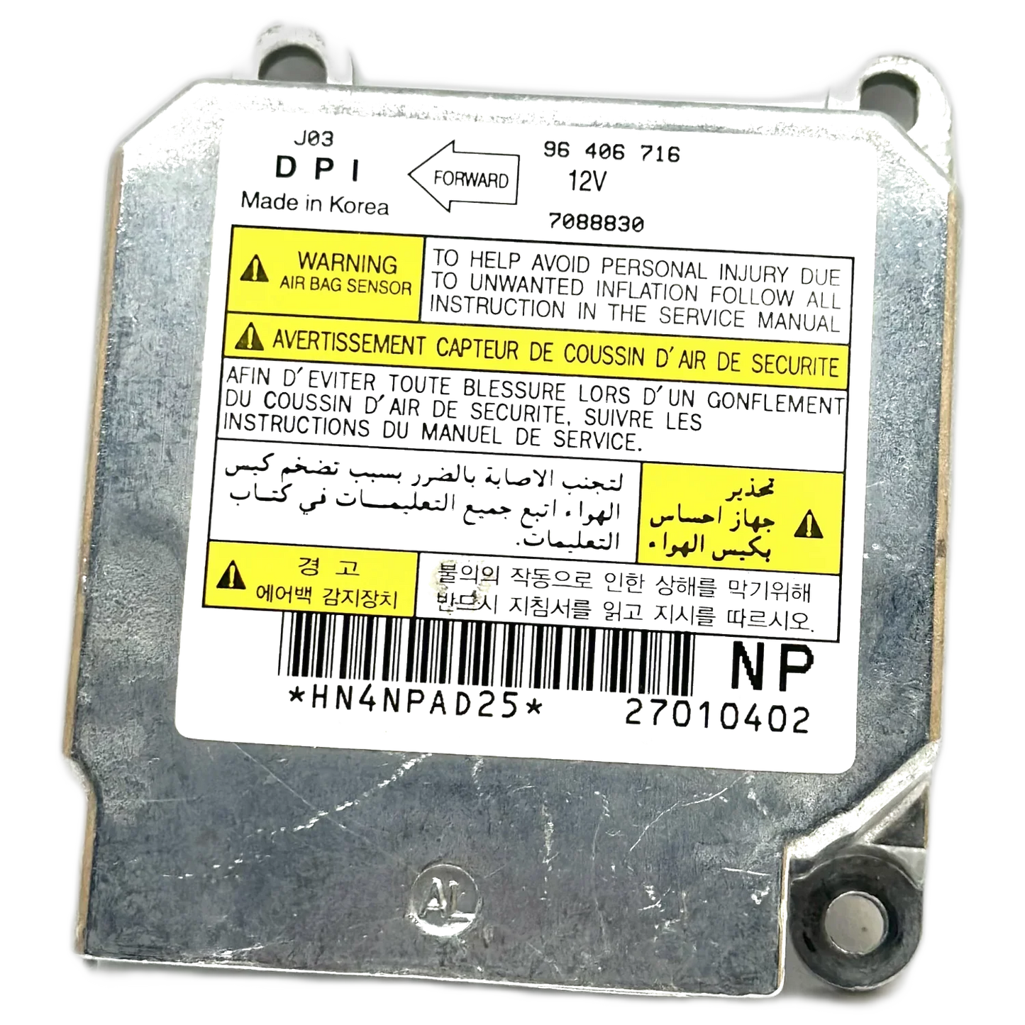 Daewoo Nubira J100 Airbag-Steuergerät Reparatur