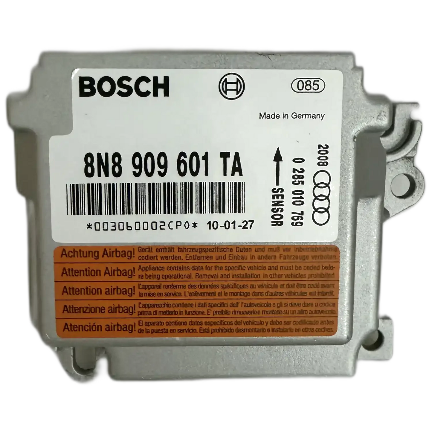 8N8 909 601 TA airbag-regeleenheid vervangingsonderdeel