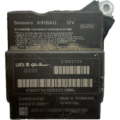 Fiat 500L 330 Airbag-Steuergerät Reparatur