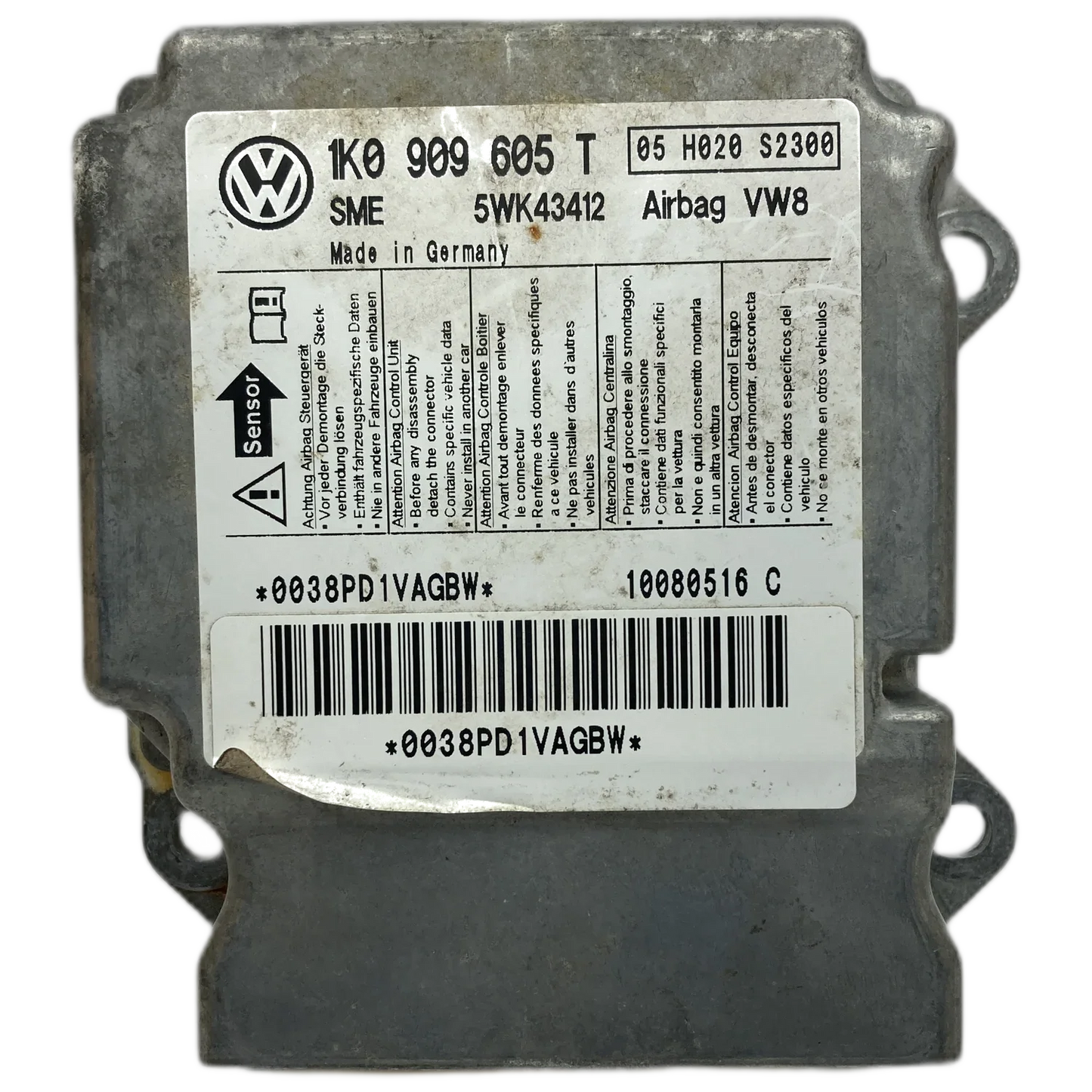 Volkswagen Golf Plus Mk5 Airbag-Steuergerät Reparatur