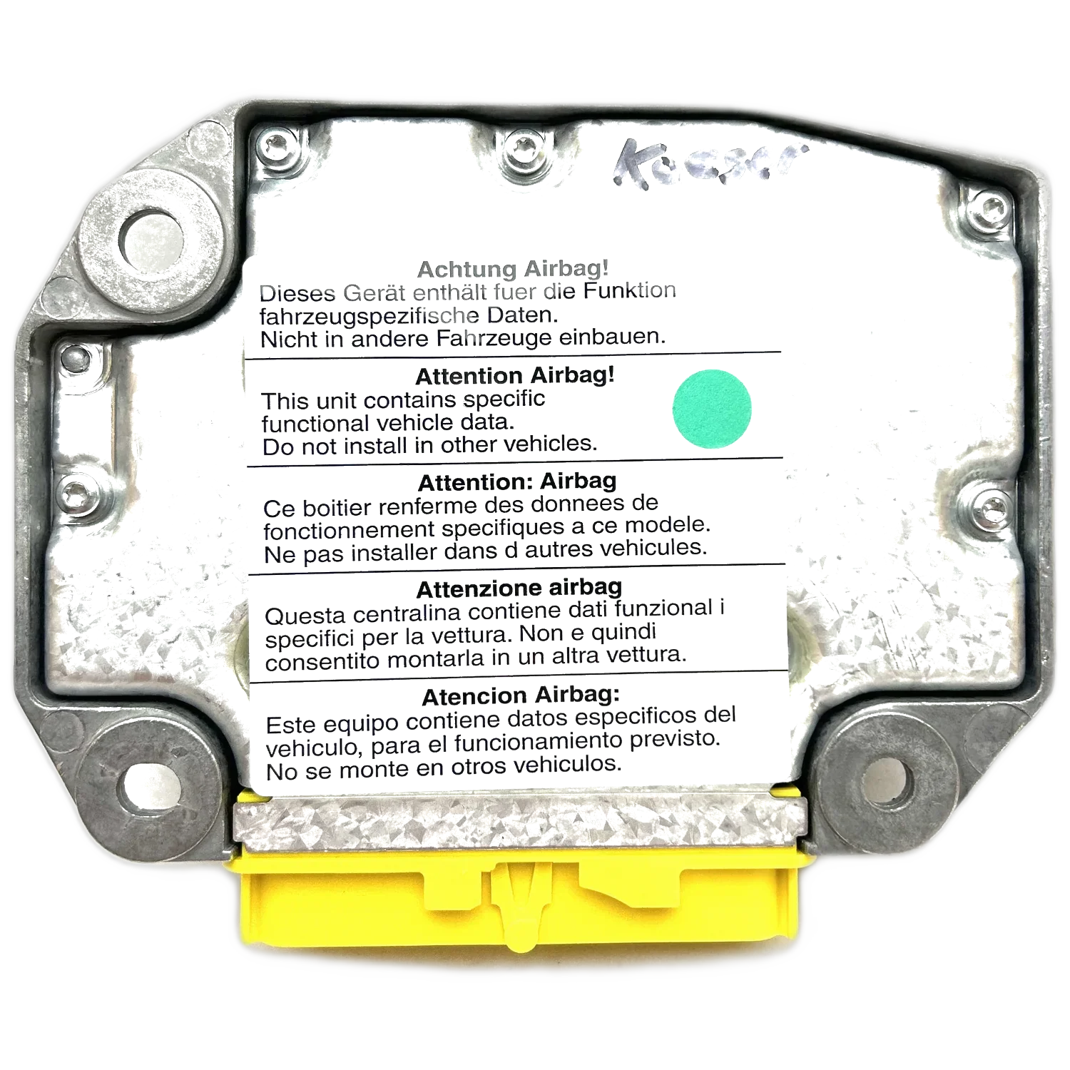 Porsche Cayman 981 Airbag-Steuergerät Reparatur