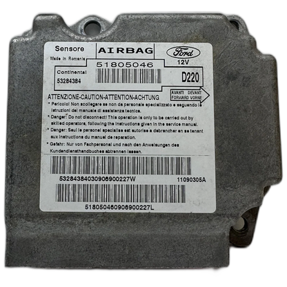Ford Ka RU8 Airbag-Steuergerät Reparatur