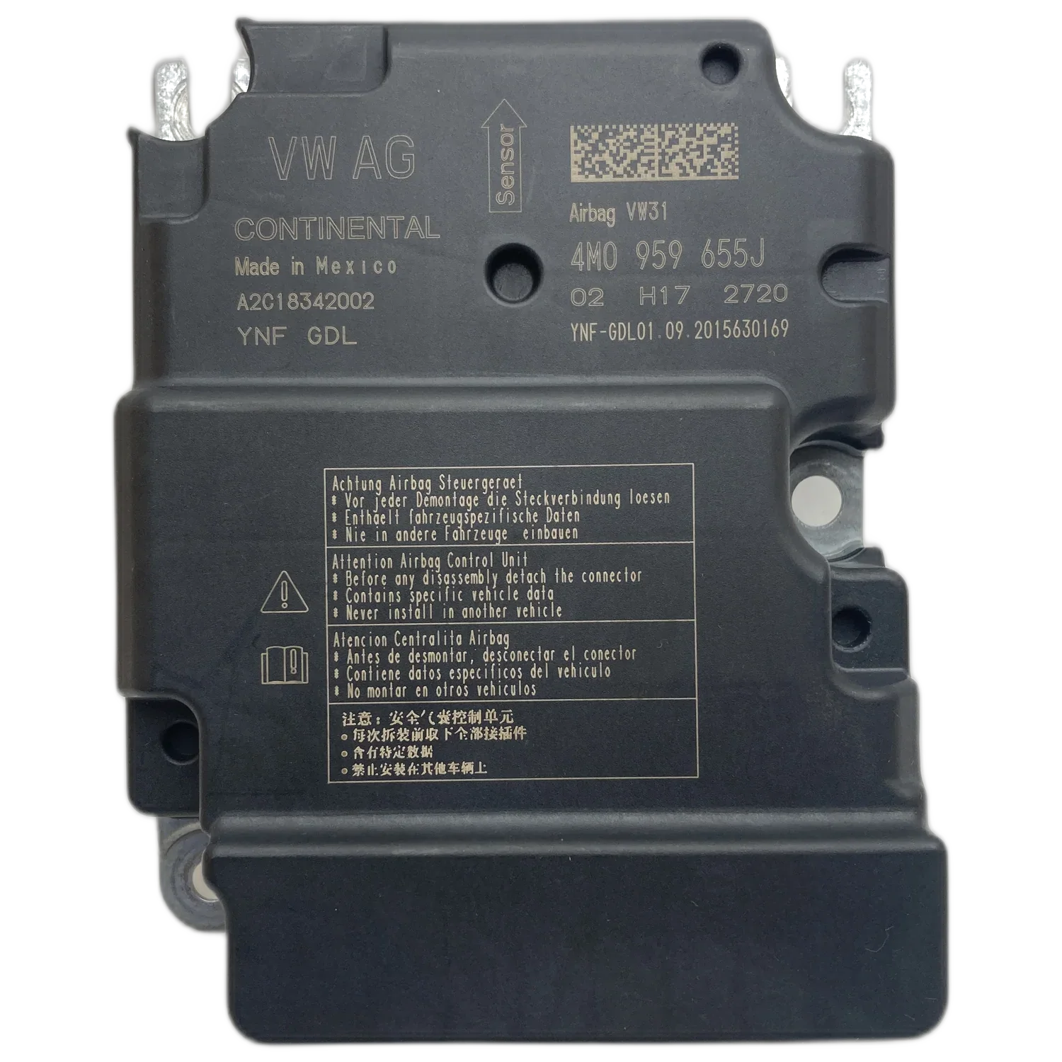 Volkswagen Touareg CR Airbag-Steuergerät Reparatur