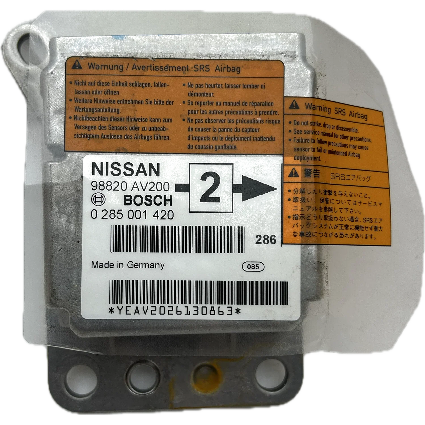 Nissan Xterra N50 Airbag-Steuergerät Reparatur