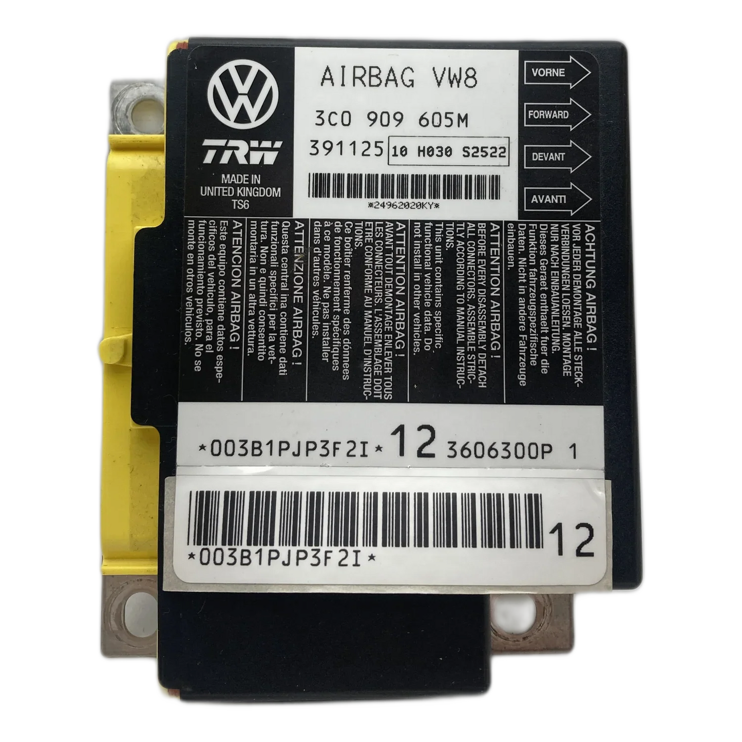 Volkswagen Passat B6 3C Airbag-Steuergerät Reparatur