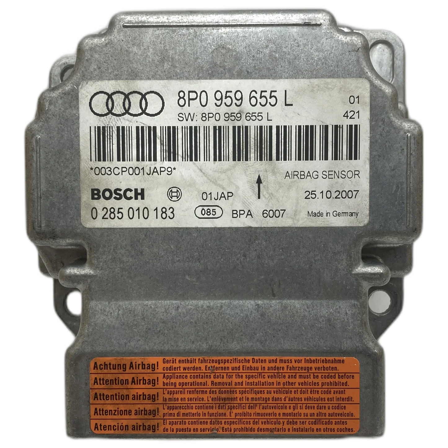 Audi RS3 8P Airbag-Steuergerät Reparatur