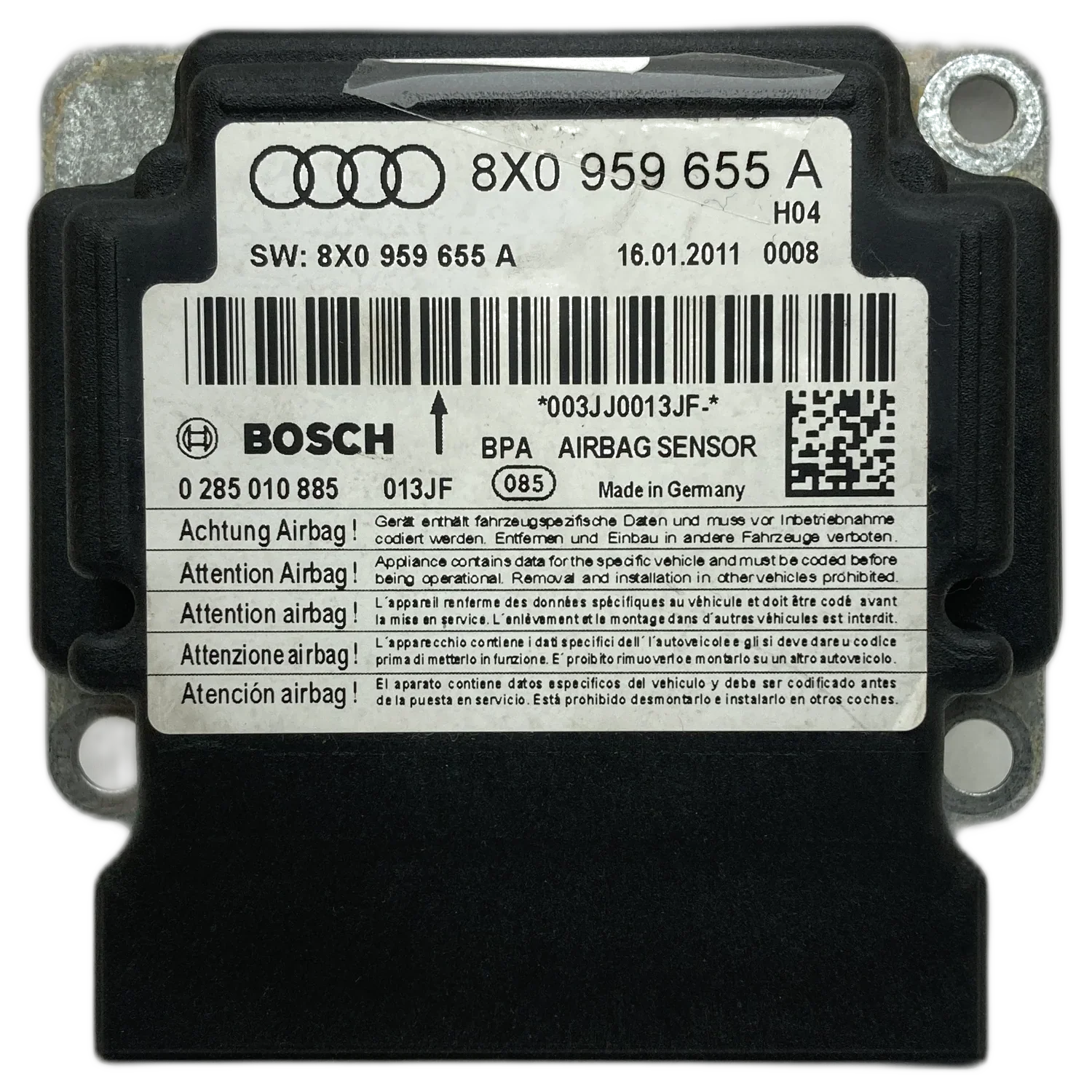 Audi A1 8X Airbag-Steuergerät Reparatur