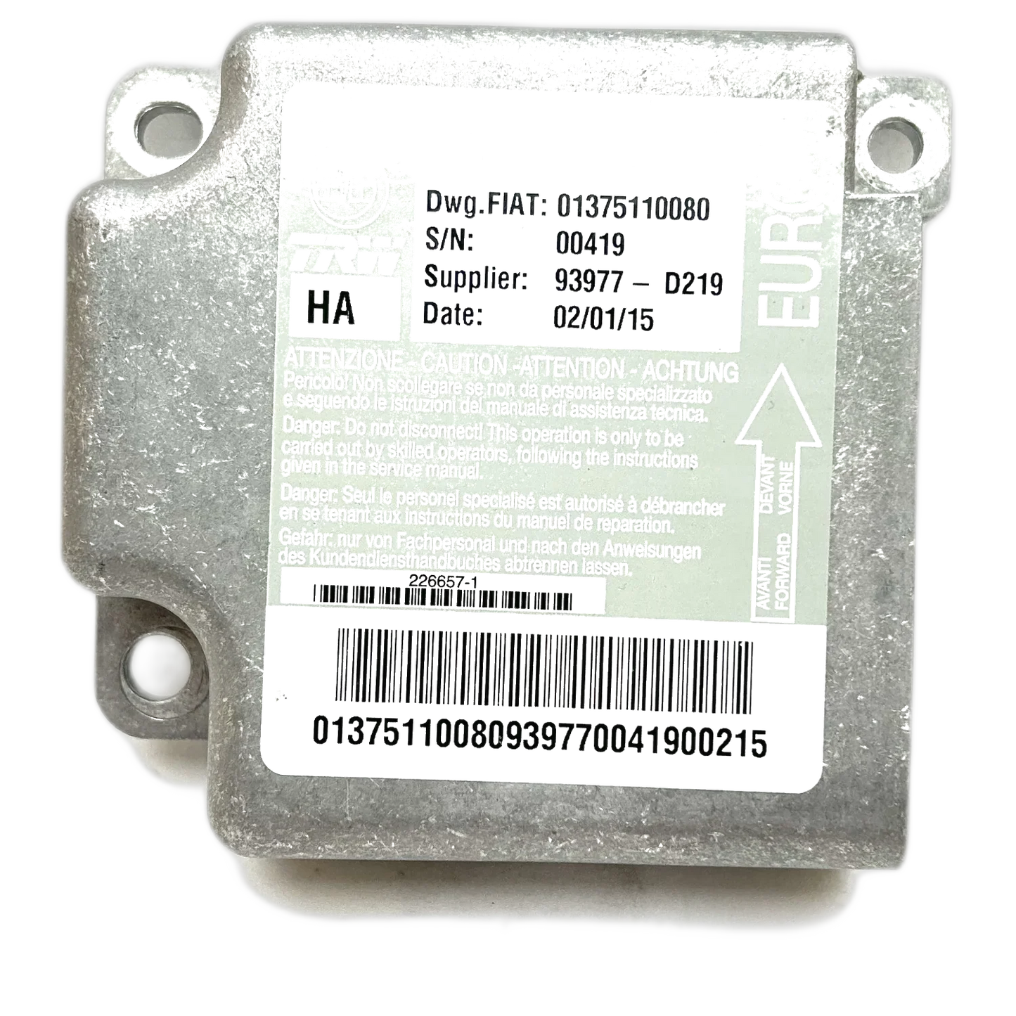 Citroën Relay III Airbag-Steuergerät Reparatur