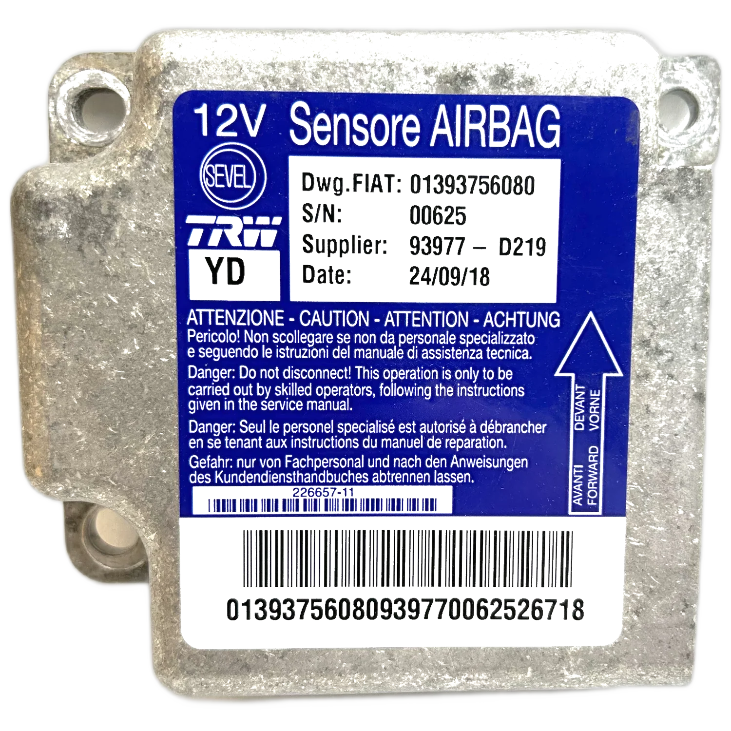 Citroën Jumper II Airbag-Steuergerät Reparatur